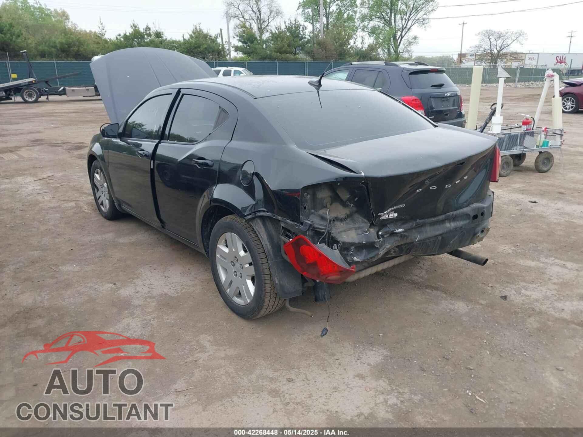 DODGE AVENGER 2012 - 1C3CDZAB7CN310681