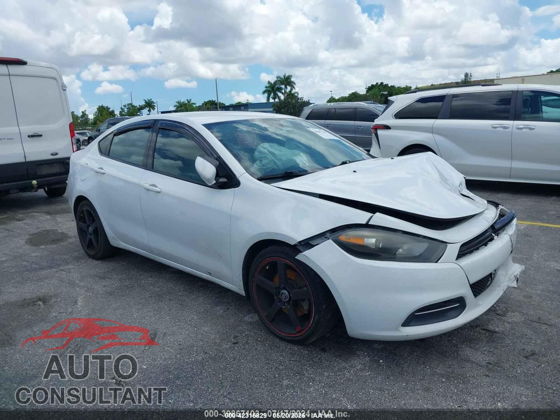 DODGE DART 2015 - 1C3CDFBBXFD265873