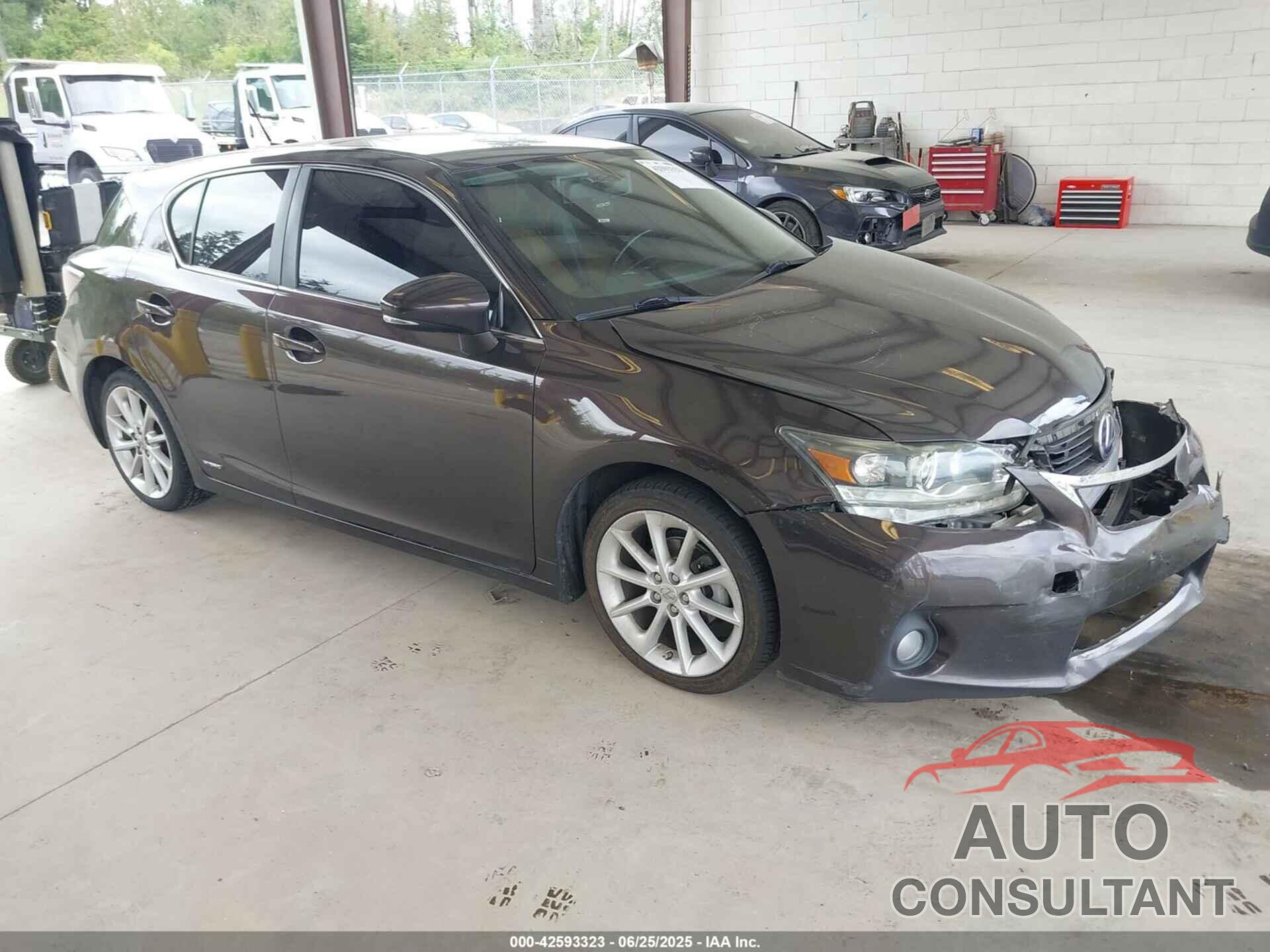 LEXUS CT 200H 2012 - JTHKD5BH5C2107159