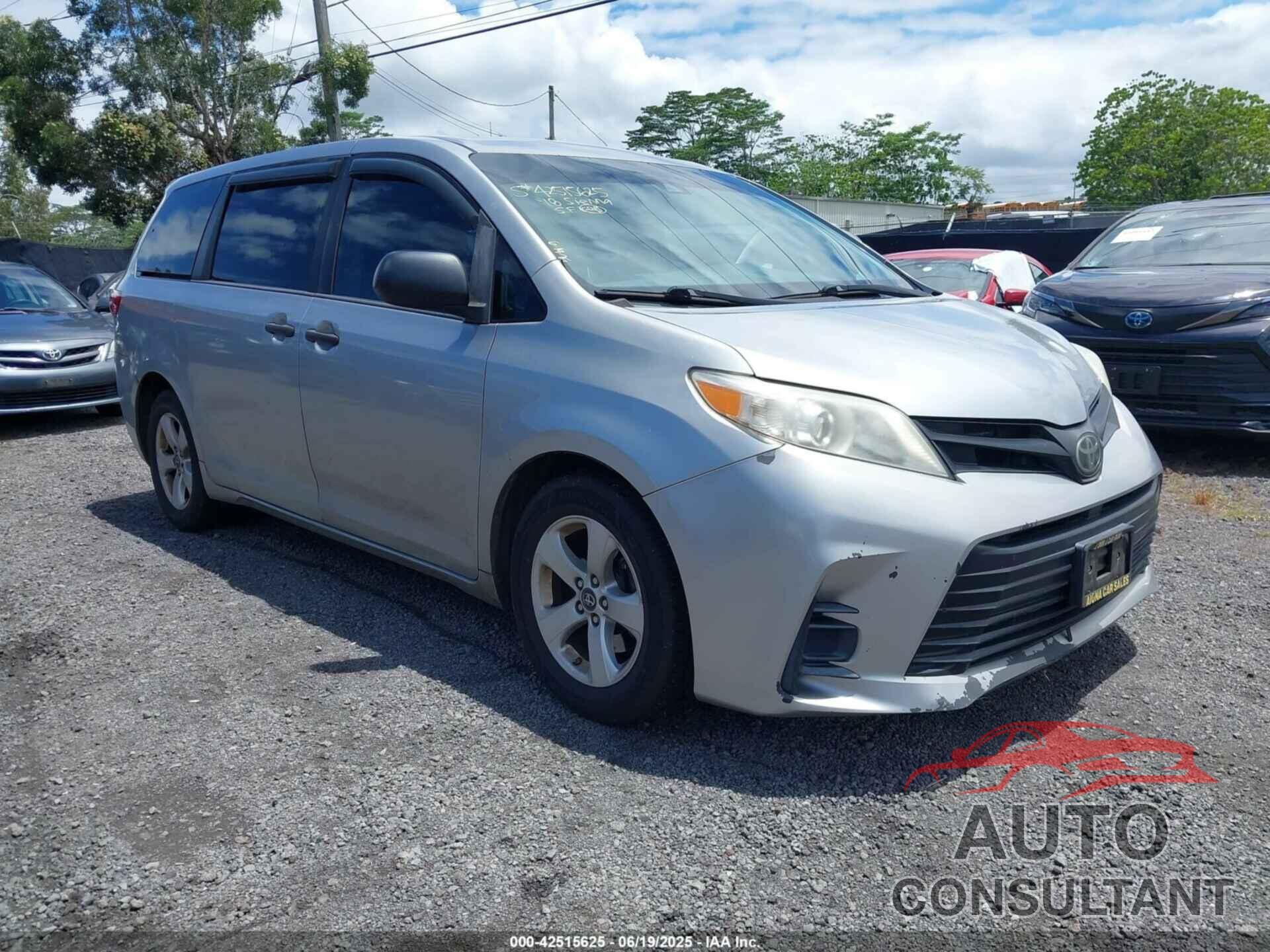 TOYOTA SIENNA 2018 - 5TDZZ3DC8JS898929