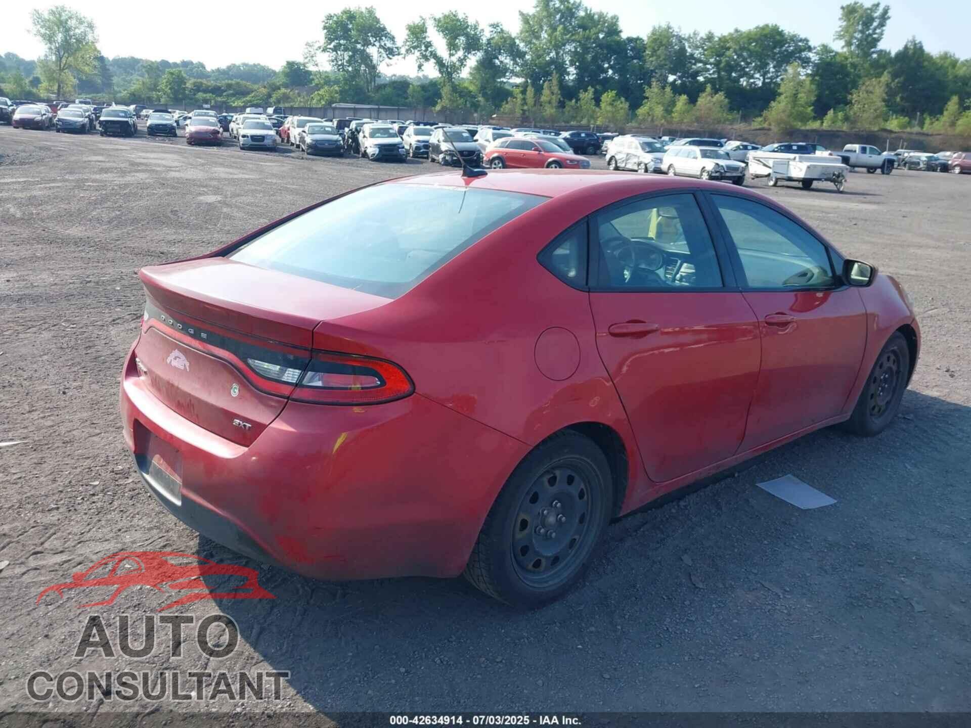 DODGE DART 2014 - 1C3CDFAA0ED668882
