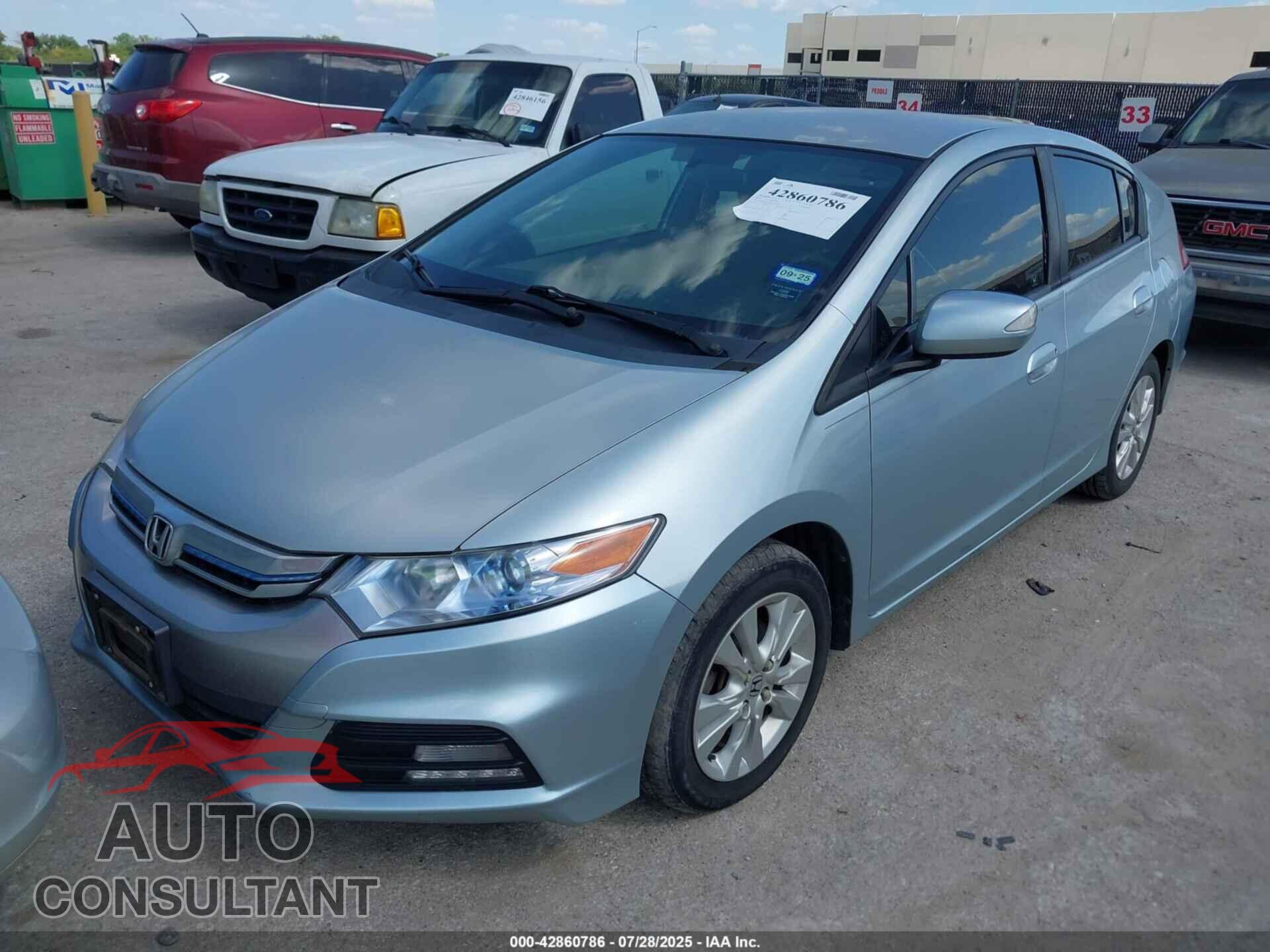 HONDA INSIGHT 2013 - JHMZE2H71DS003052