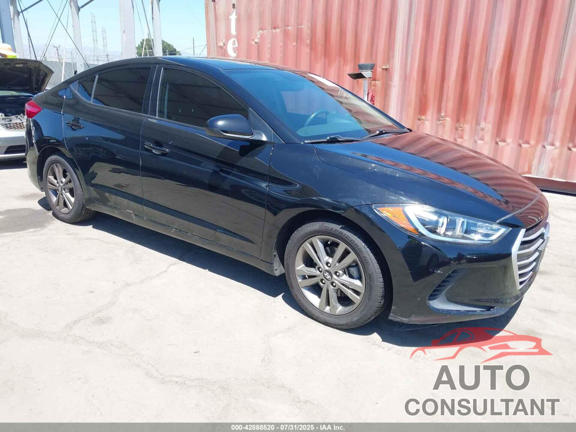 HYUNDAI ELANTRA 2018 - 5NPD84LF7JH246906