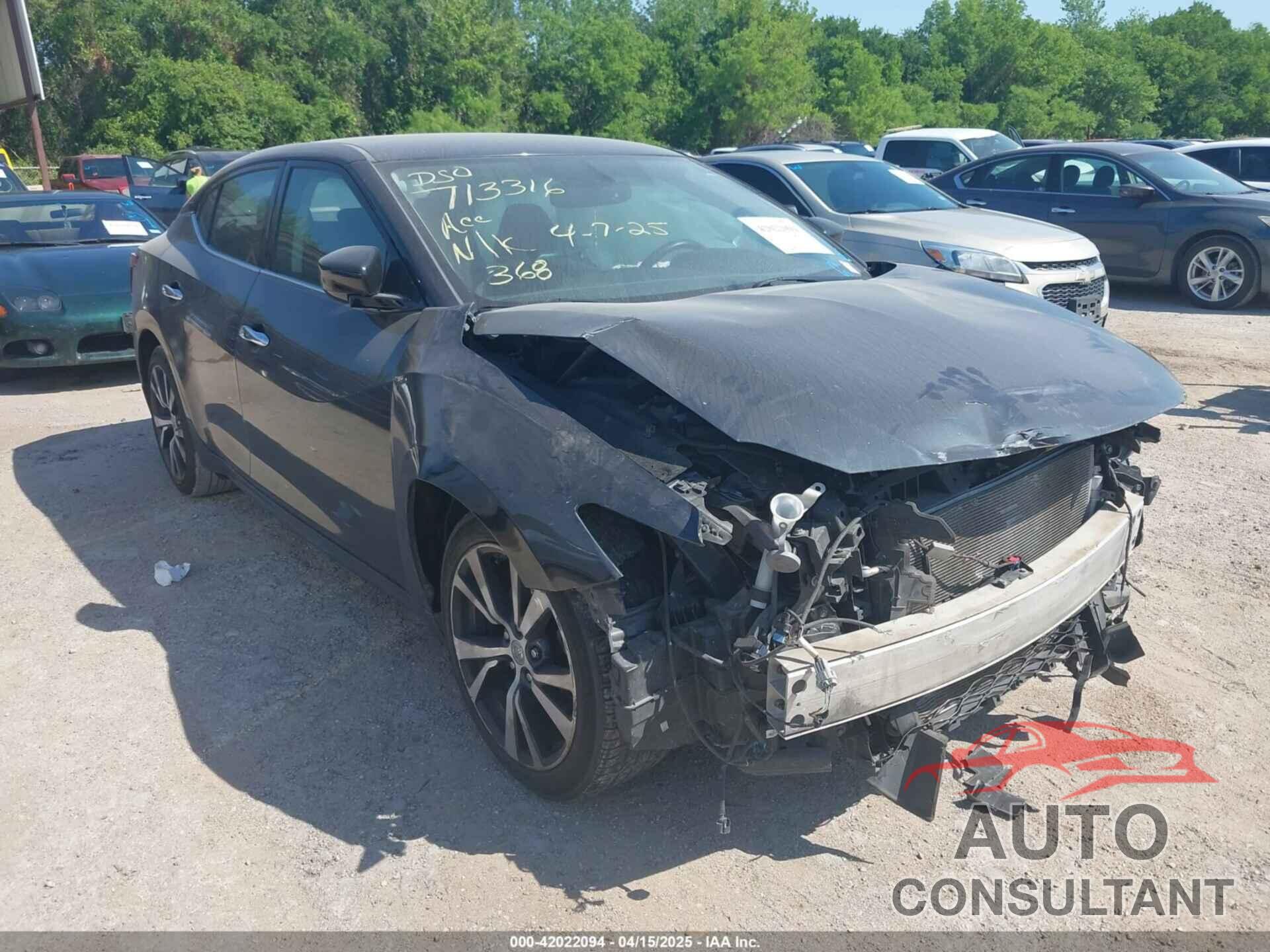 NISSAN MAXIMA 2016 - 1N4AA6AP1GC399452