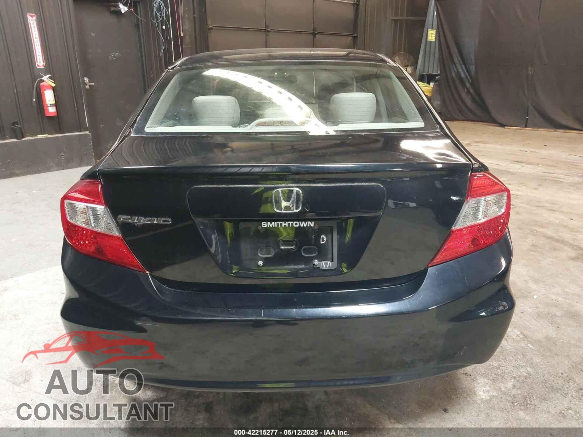 HONDA CIVIC 2012 - 19XFB2F87CE347558