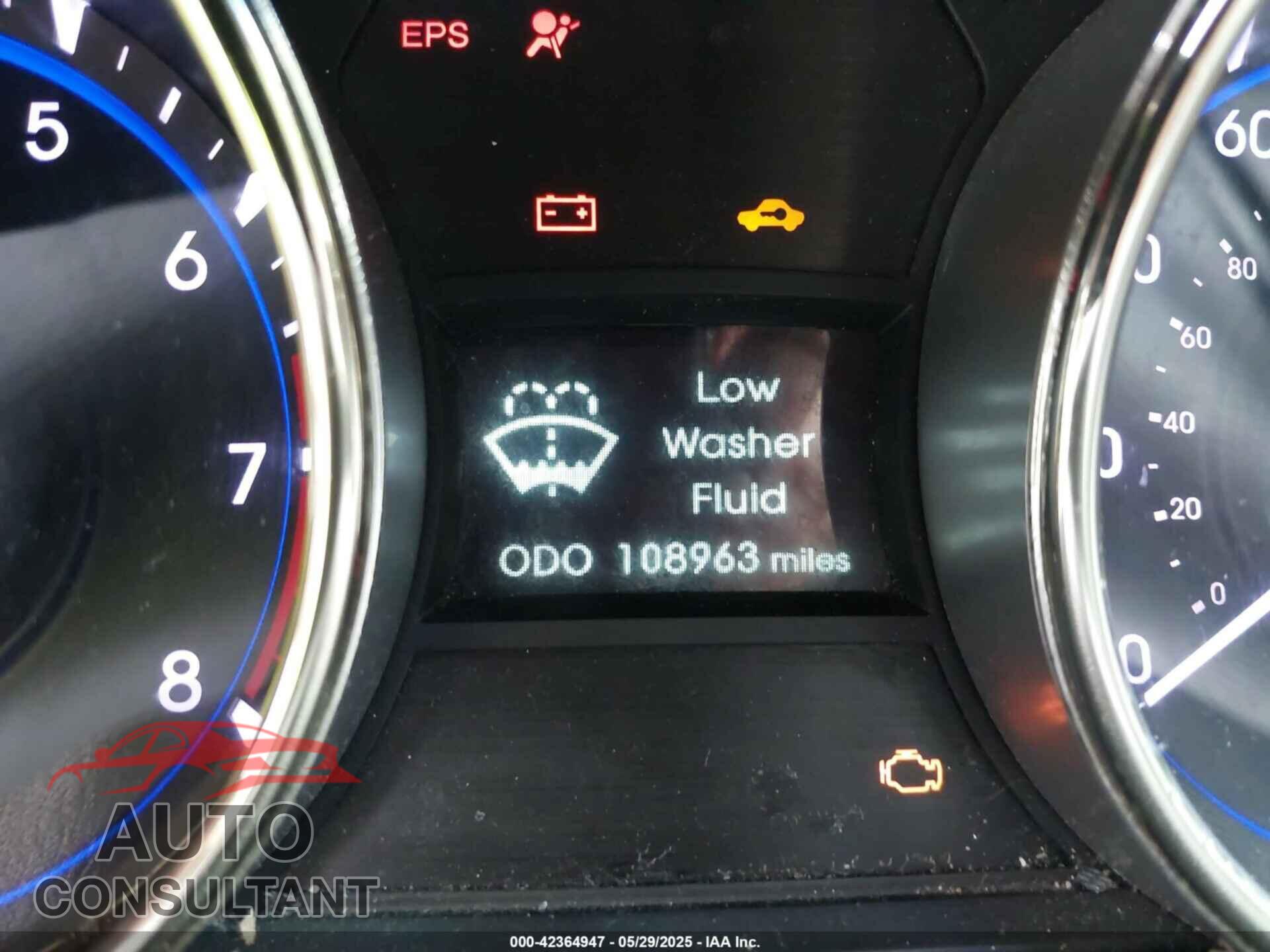 HYUNDAI SONATA 2013 - 5NPEC4AC5DH515095