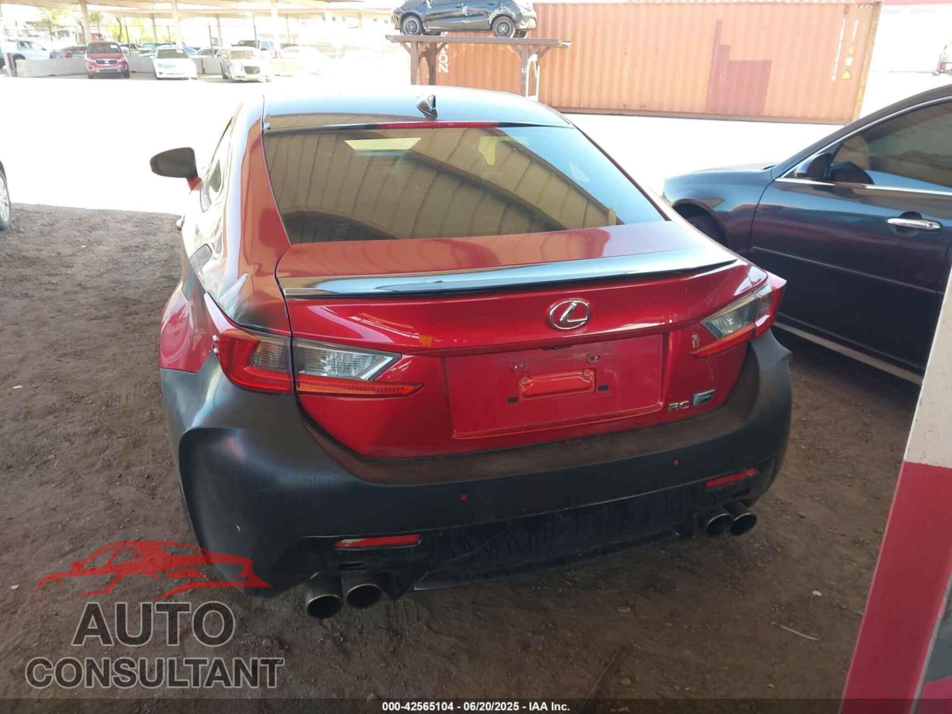 LEXUS RC F 2015 - JTHHP5BCXF5004263