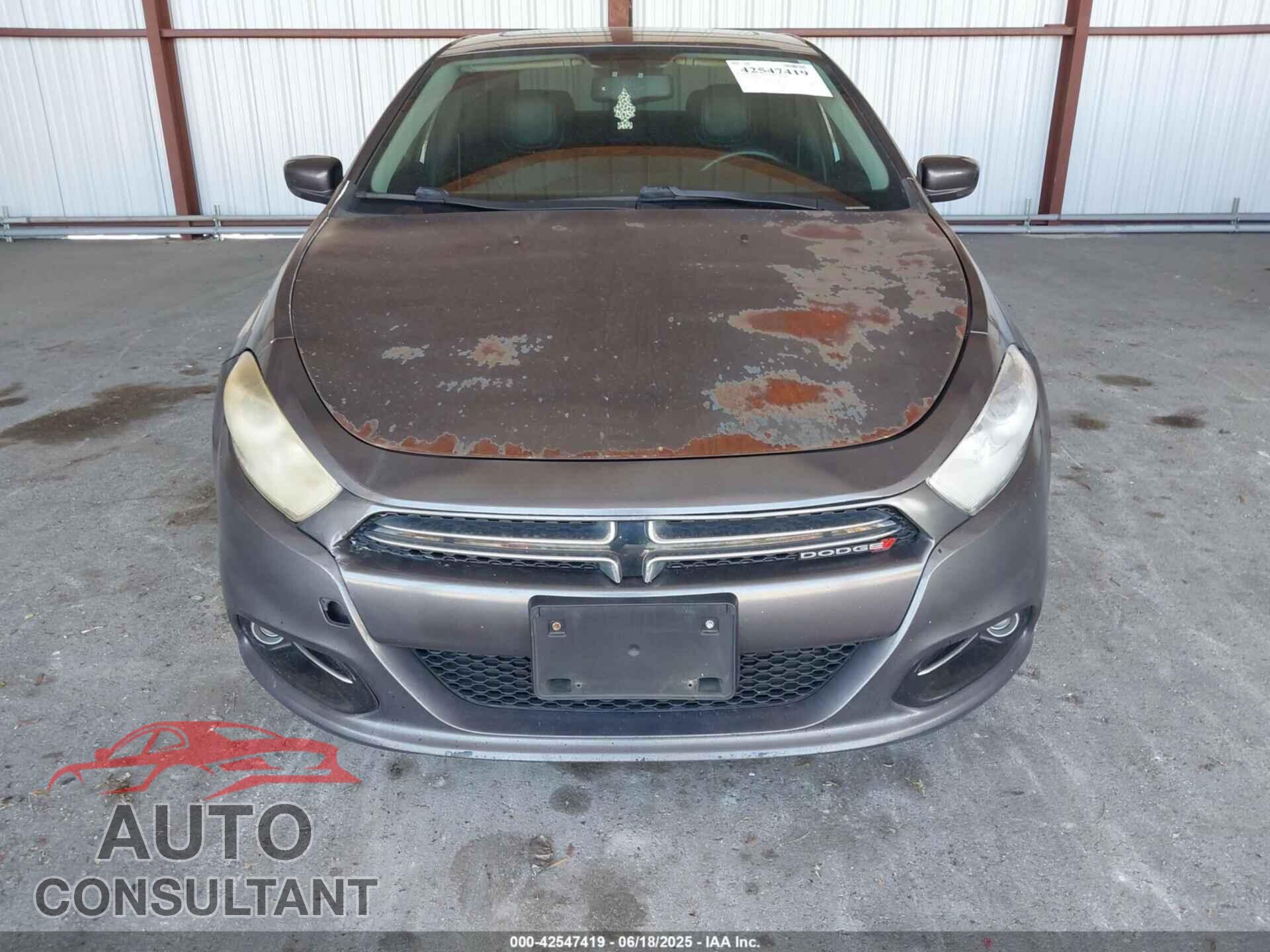 DODGE DART 2014 - 1C3CDFCB6ED830097