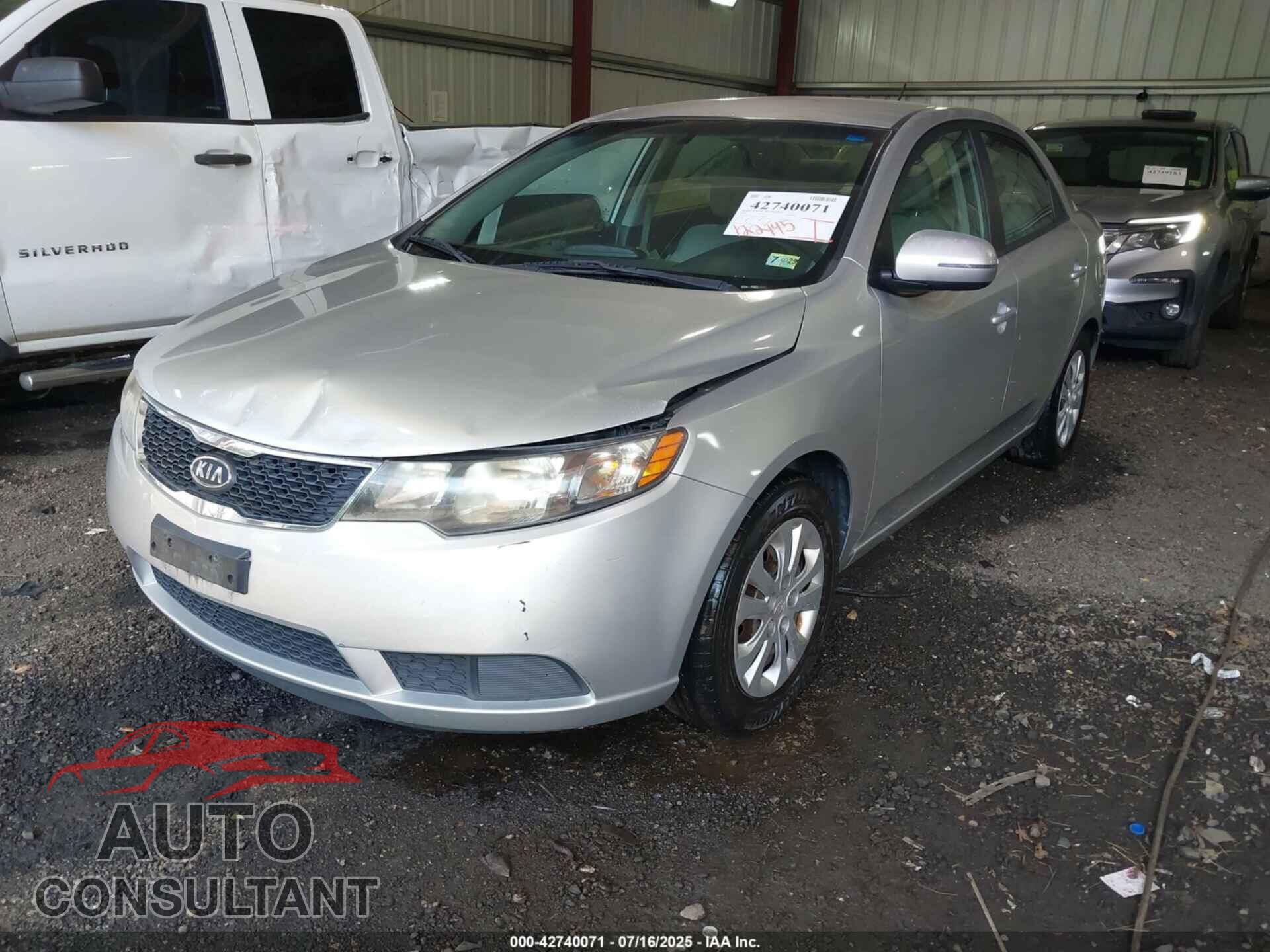 KIA FORTE 2012 - KNAFU4A27C5480452
