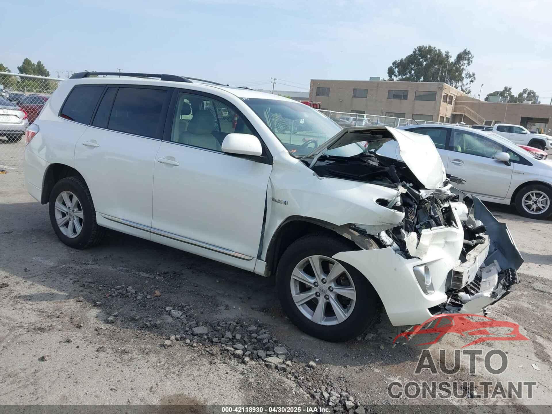 TOYOTA HIGHLANDER HYBRID 2013 - JTEBC3EH9D2019118