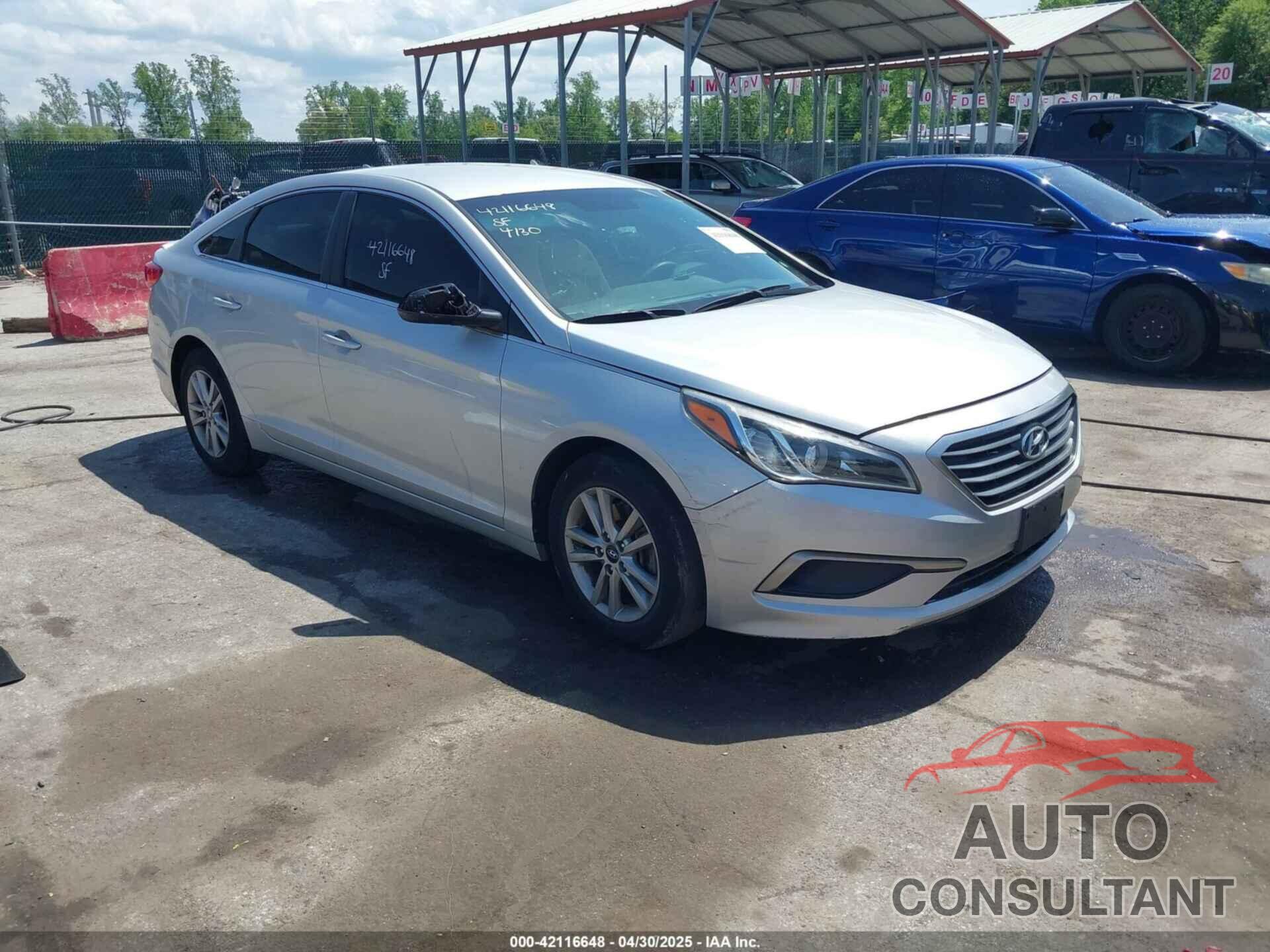 HYUNDAI SONATA 2016 - 5NPE24AF7GH317488