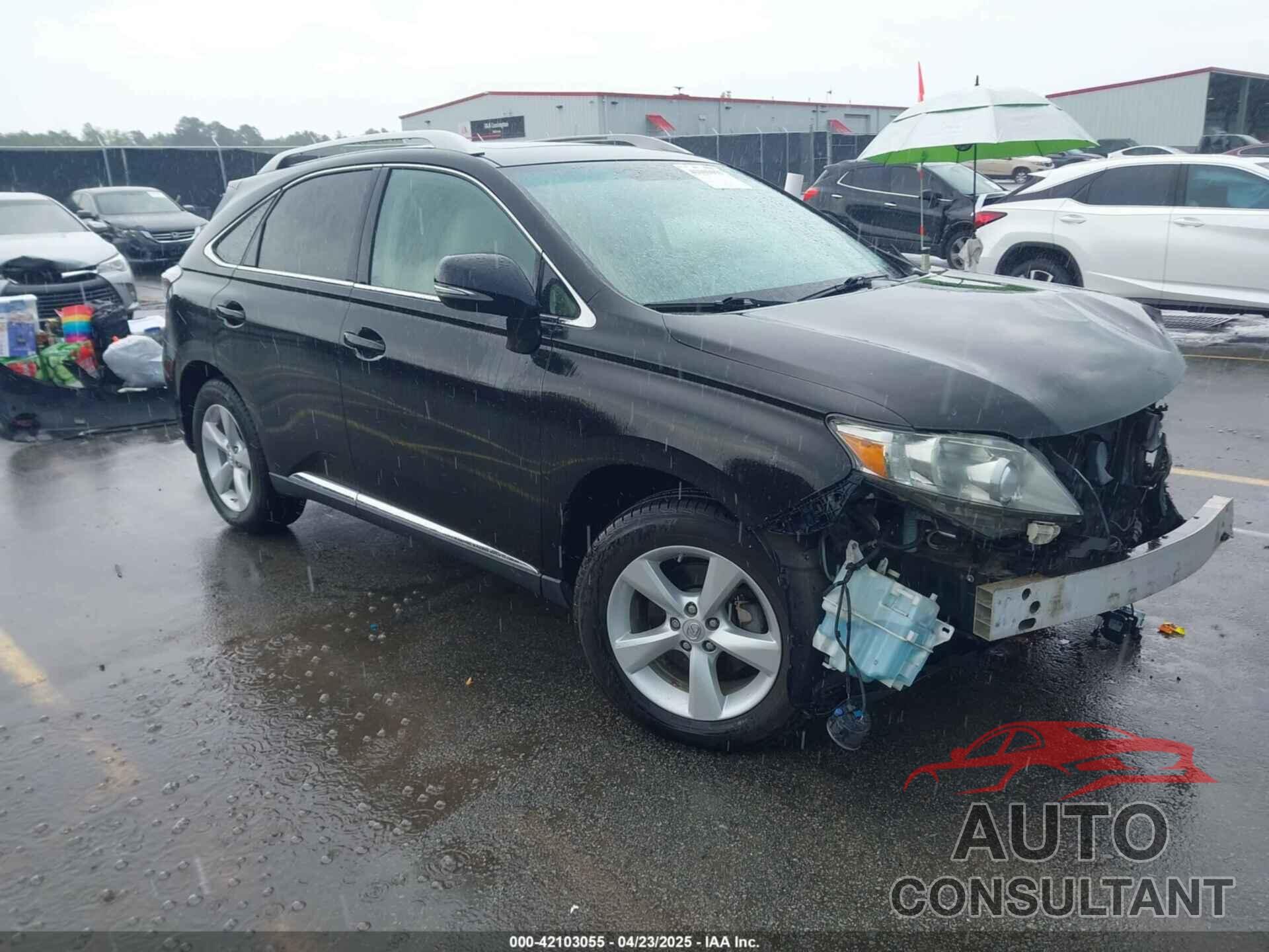 LEXUS RX 350 2012 - 2T2BK1BA7CC129860