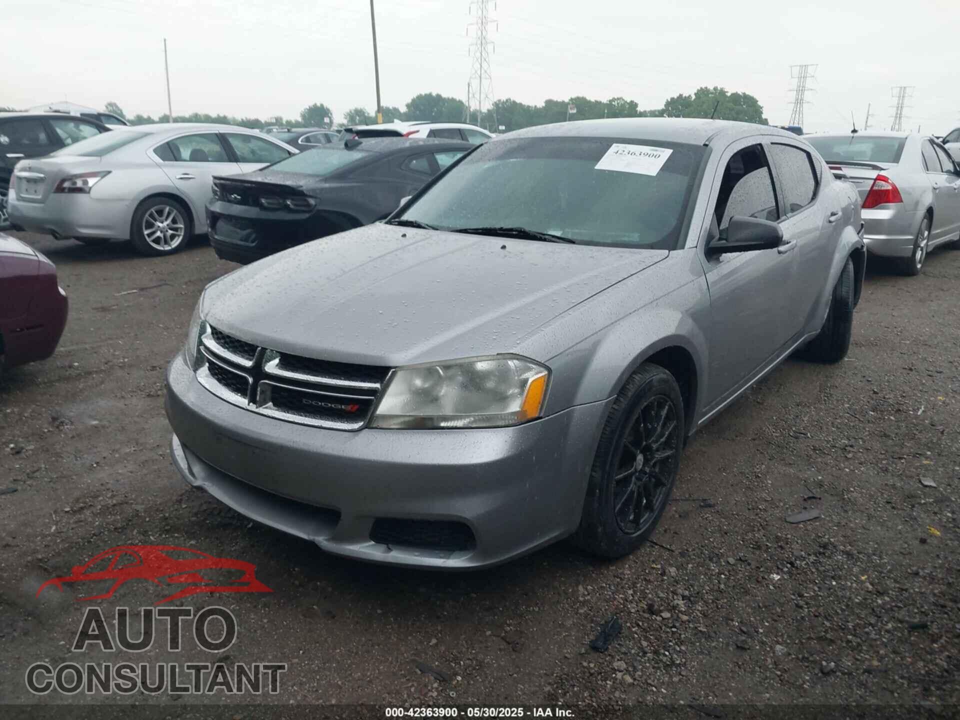 DODGE AVENGER 2013 - 1C3CDZAB4DN519281