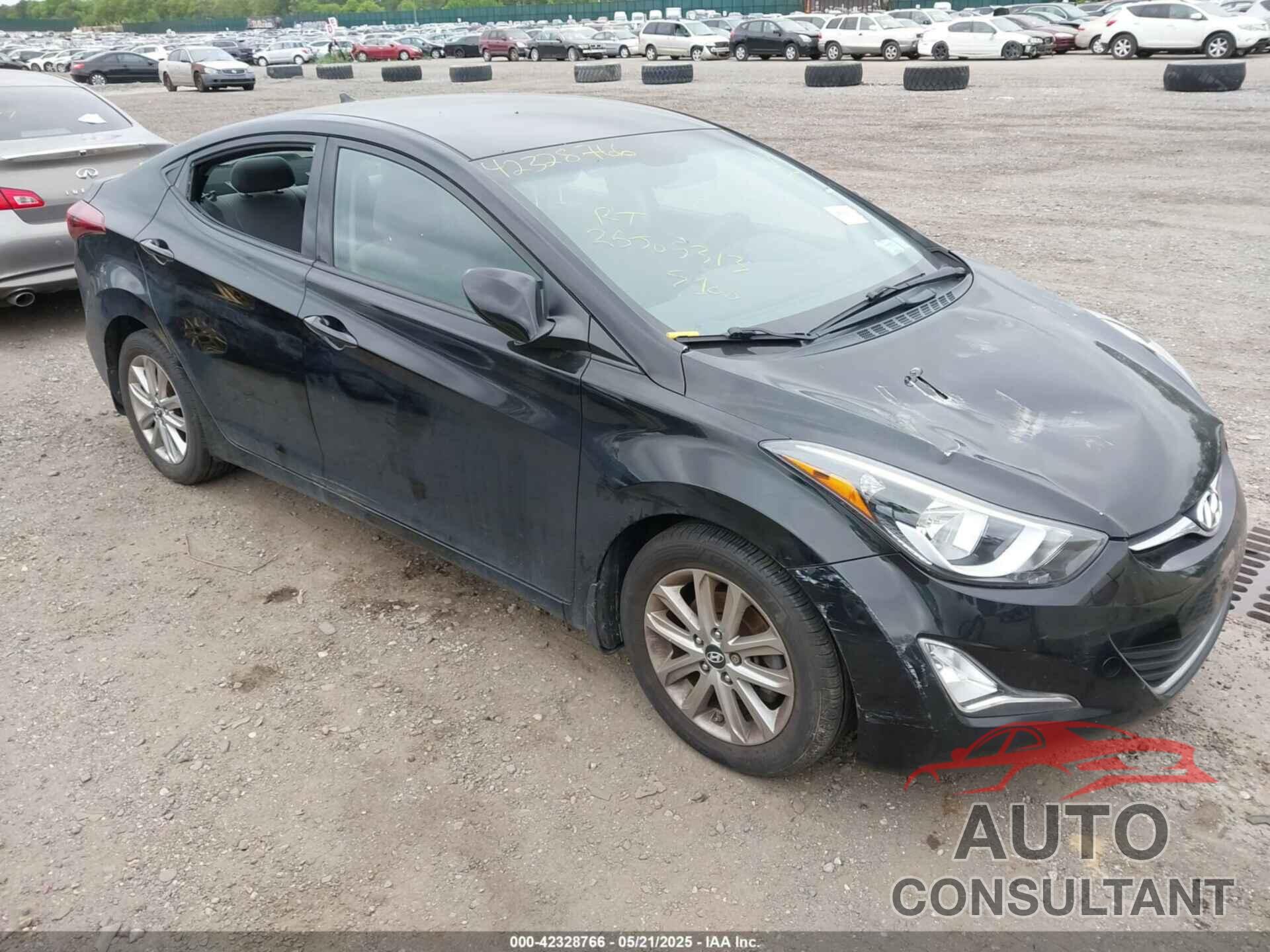 HYUNDAI ELANTRA 2016 - KMHDH4AE7GU487692