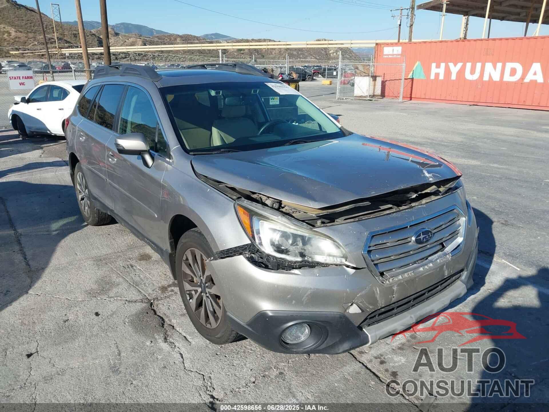 SUBARU OUTBACK 2016 - 4S4BSBNC6G3325337