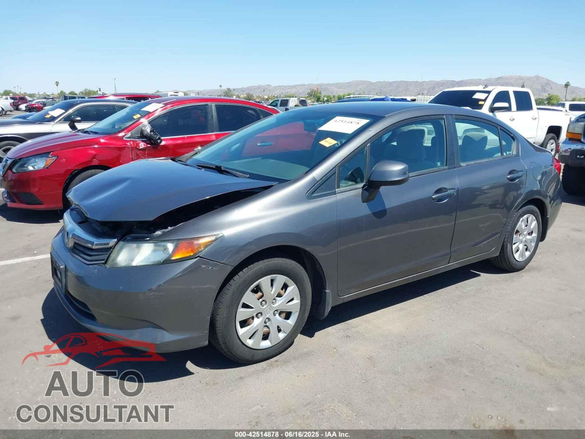 HONDA CIVIC 2012 - 2HGFB2F5XCH571998