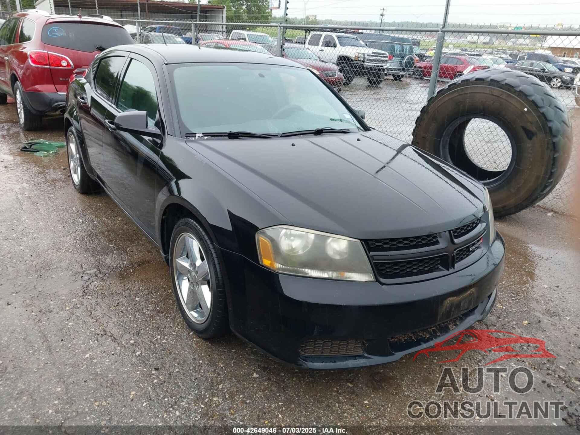 DODGE AVENGER 2013 - 1C3CDZAG1DN771405