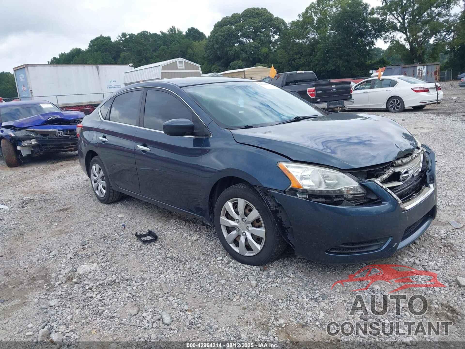NISSAN SENTRA 2013 - 3N1AB7AP9DL757963