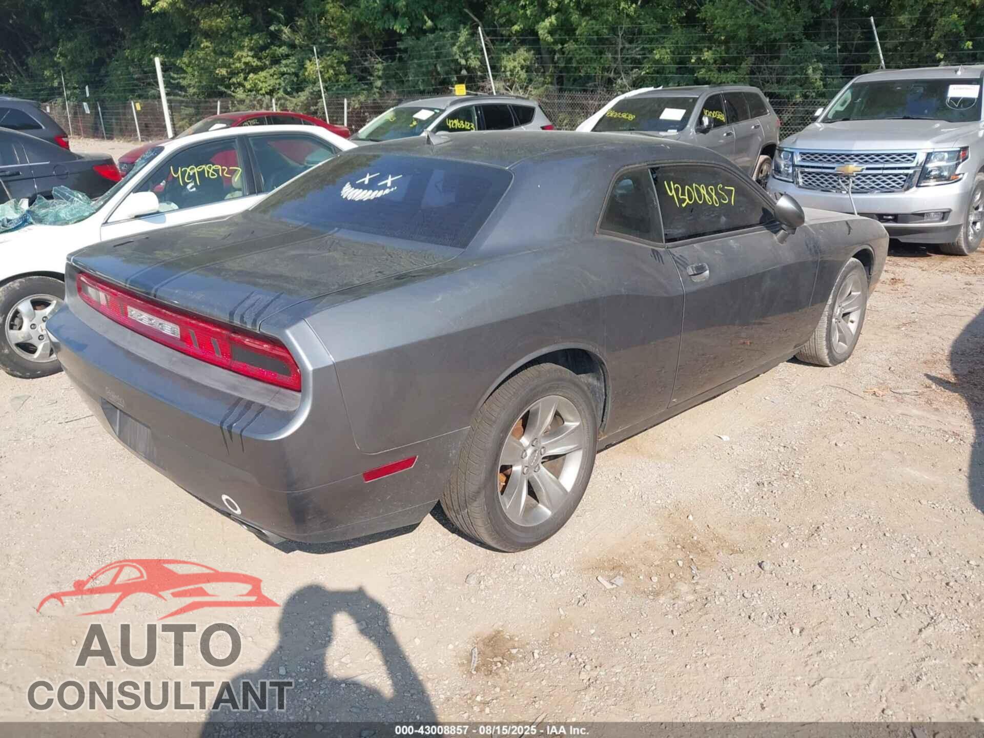 DODGE CHALLENGER 2012 - 2C3CDYAG0CH269373