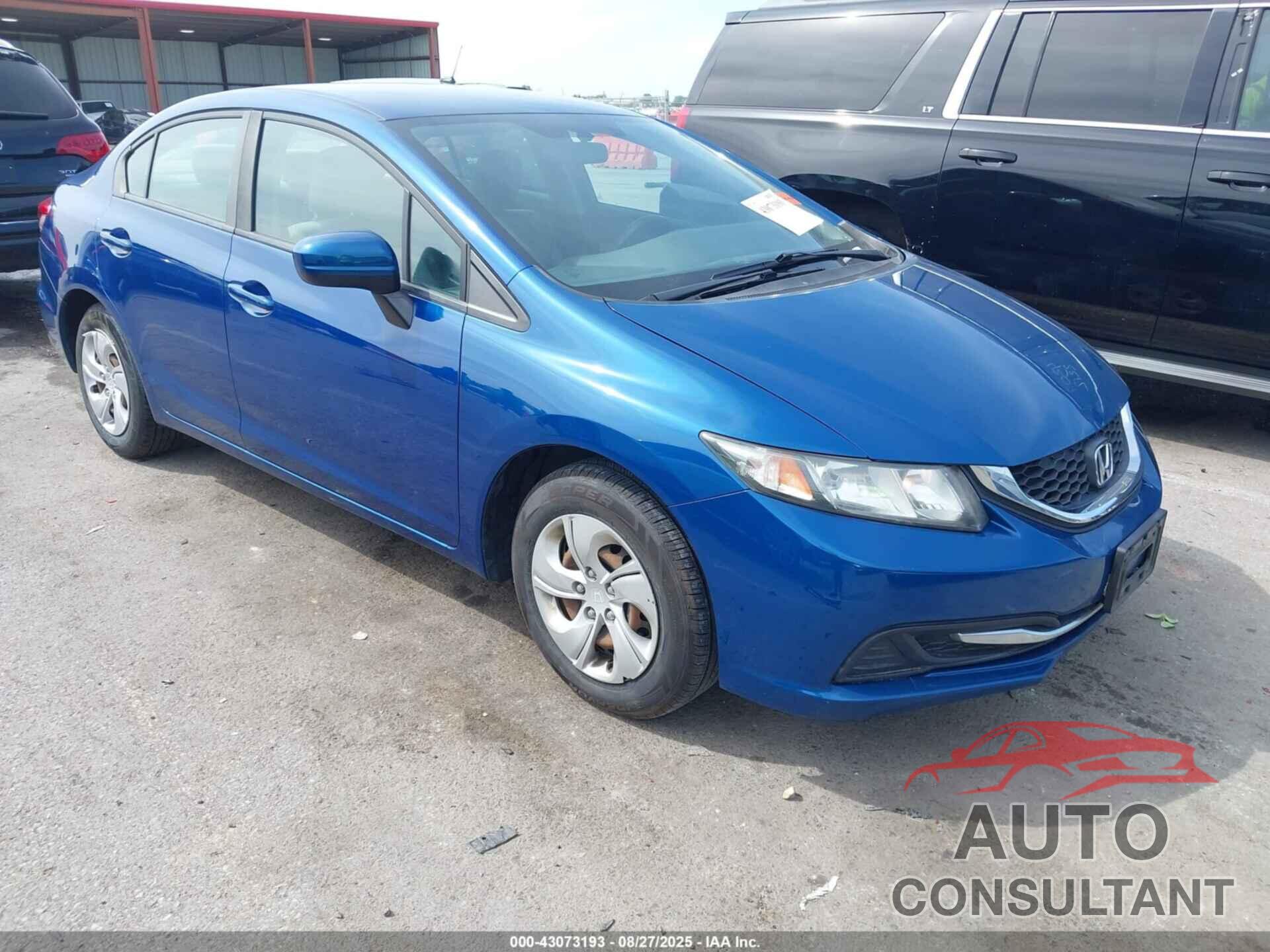HONDA CIVIC 2014 - 19XFB2F52EE267433