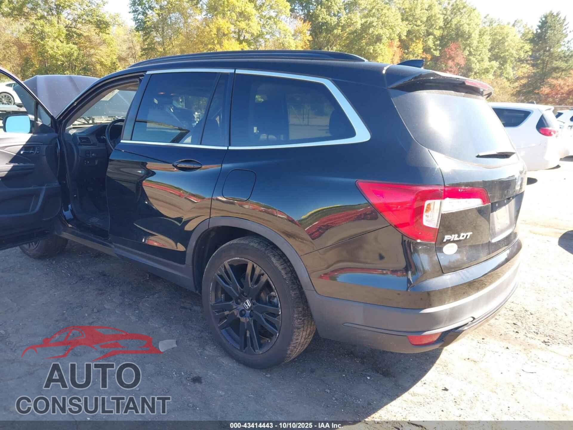 HONDA PILOT 2022 - 5FNYF6H28NB026316