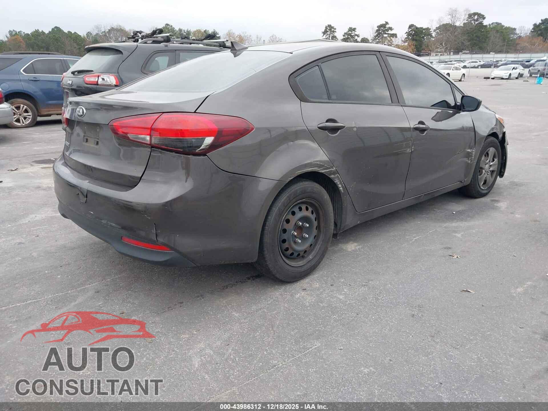 KIA FORTE 2017 - 3KPFK4A79HE031841