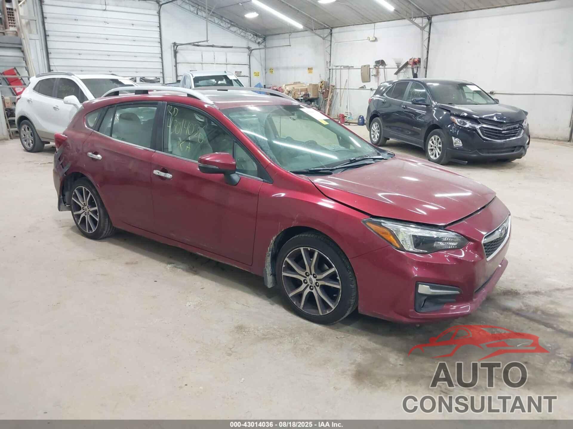 SUBARU IMPREZA 2018 - 4S3GTAT67J3743847
