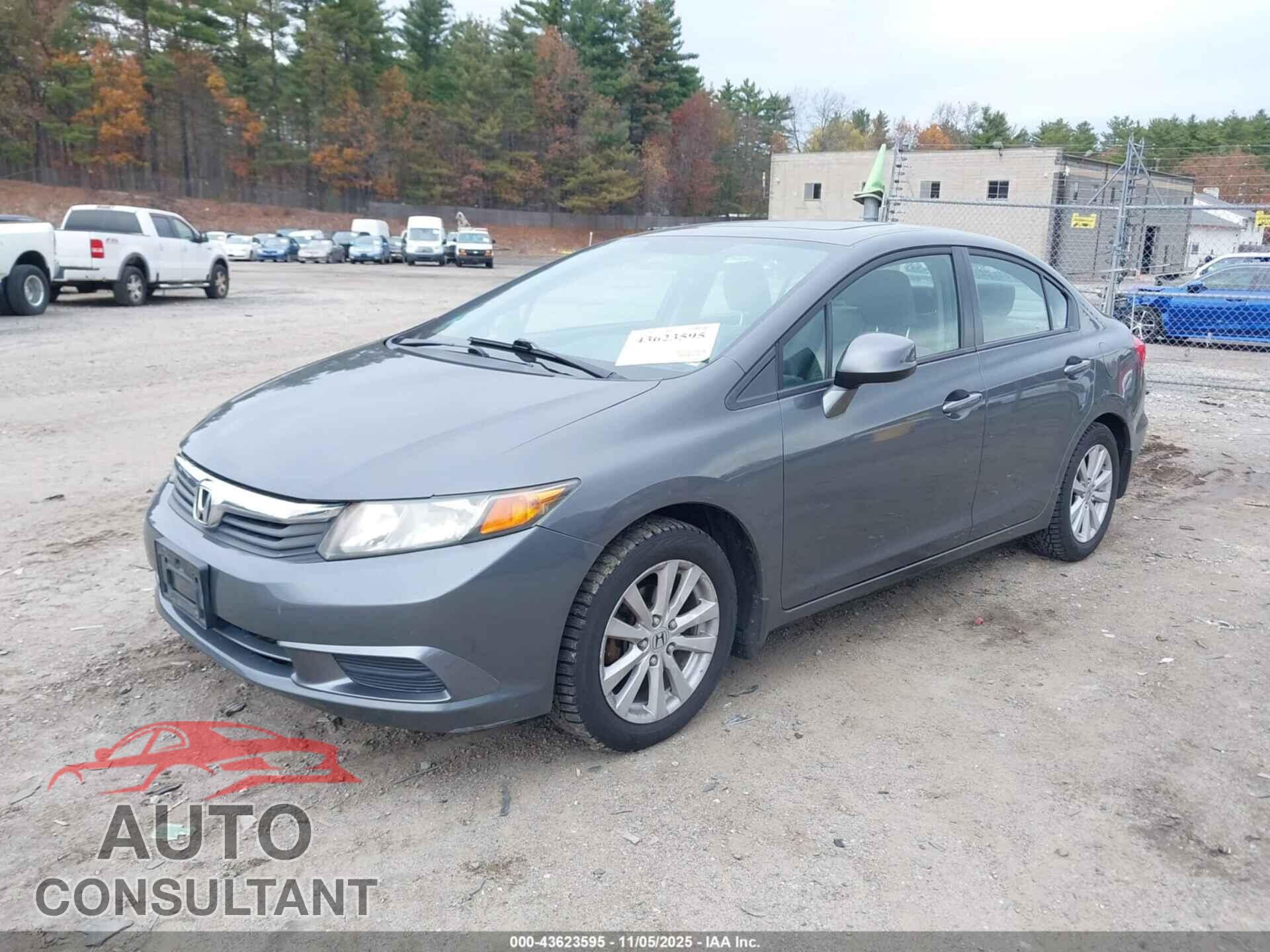 HONDA CIVIC 2012 - 2HGFB2F9XCH549650