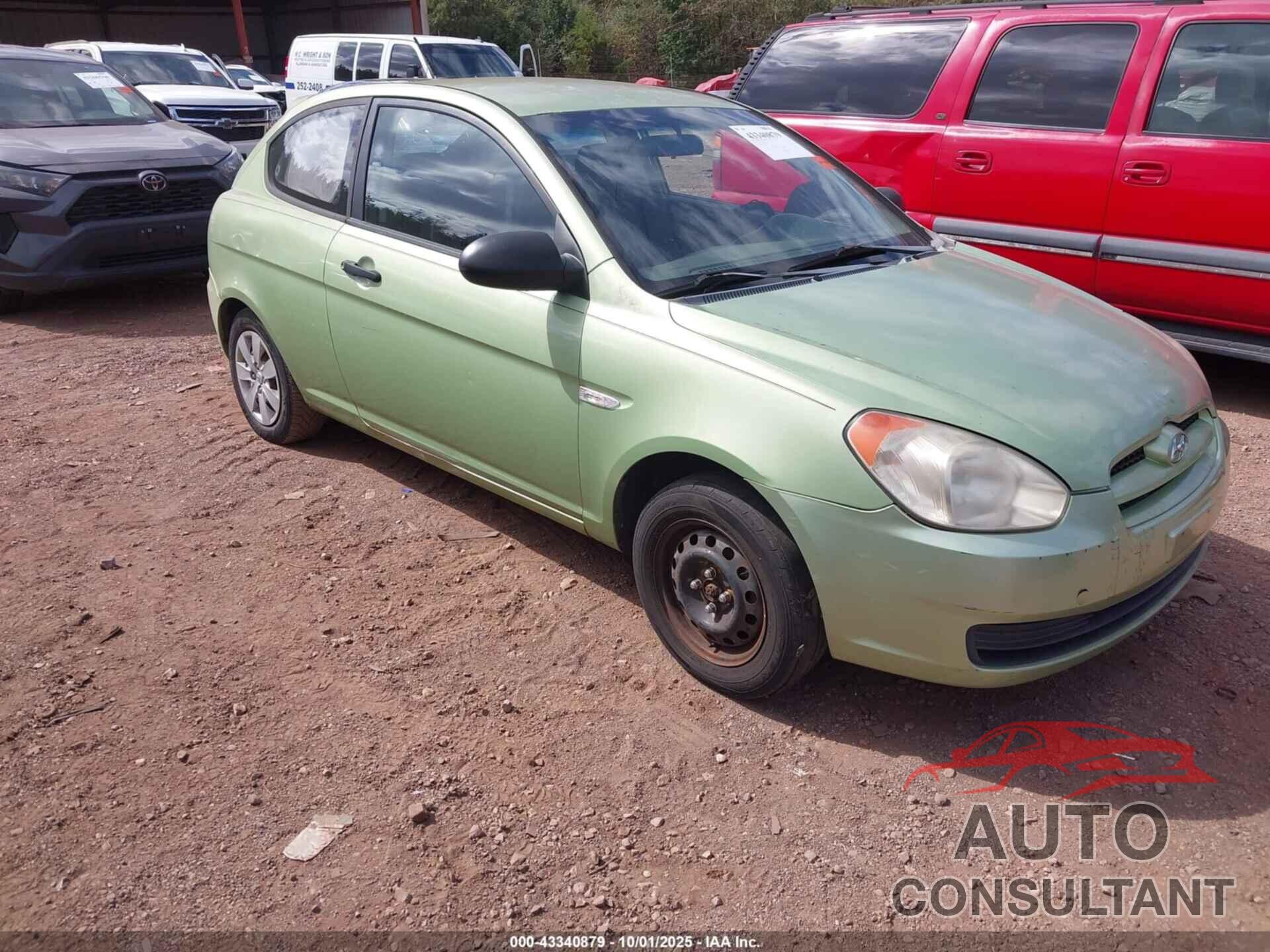 HYUNDAI ACCENT 2009 - KMHCM36C99U122927
