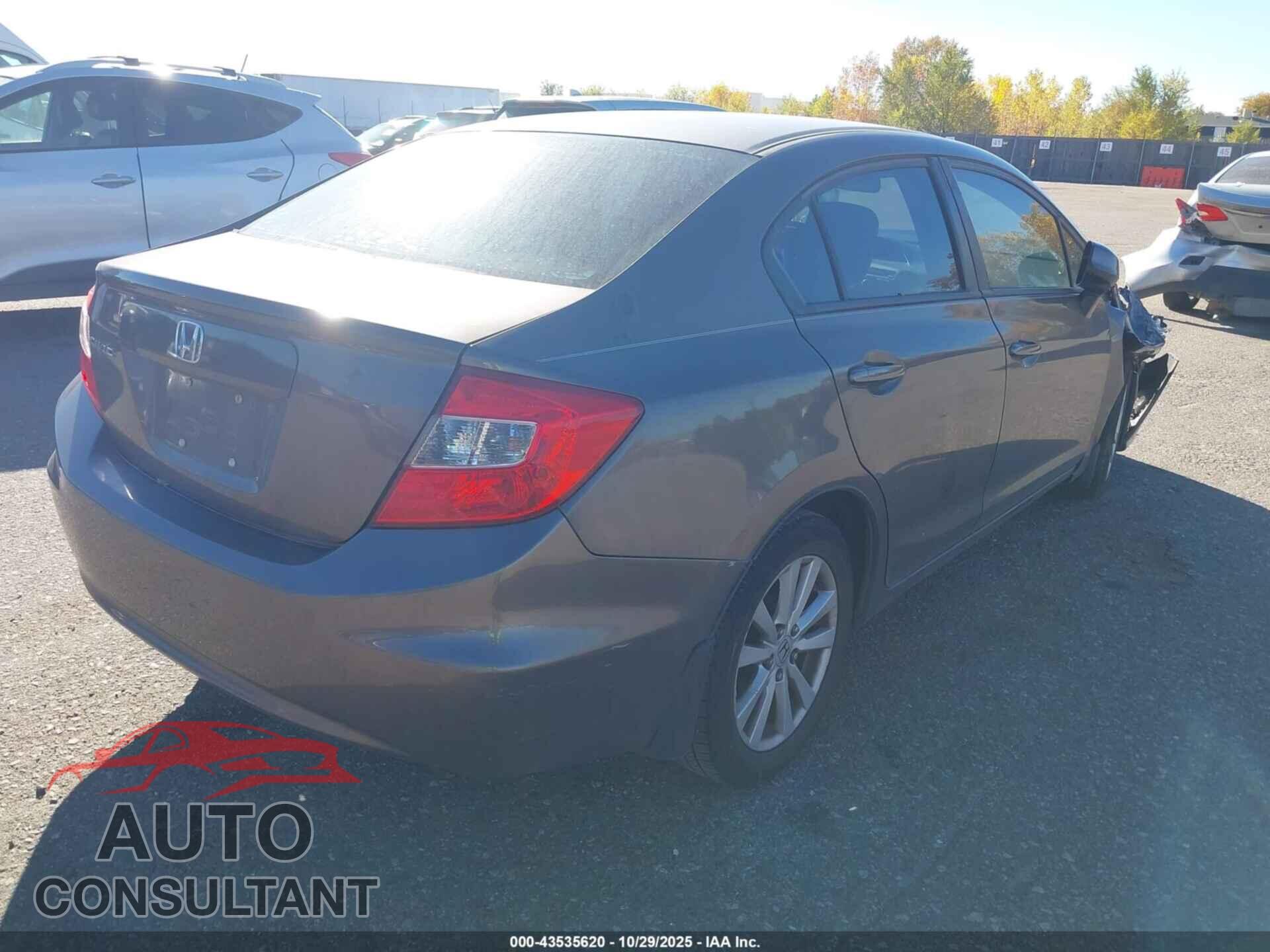 HONDA CIVIC 2012 - 2HGFB2F84CH521074