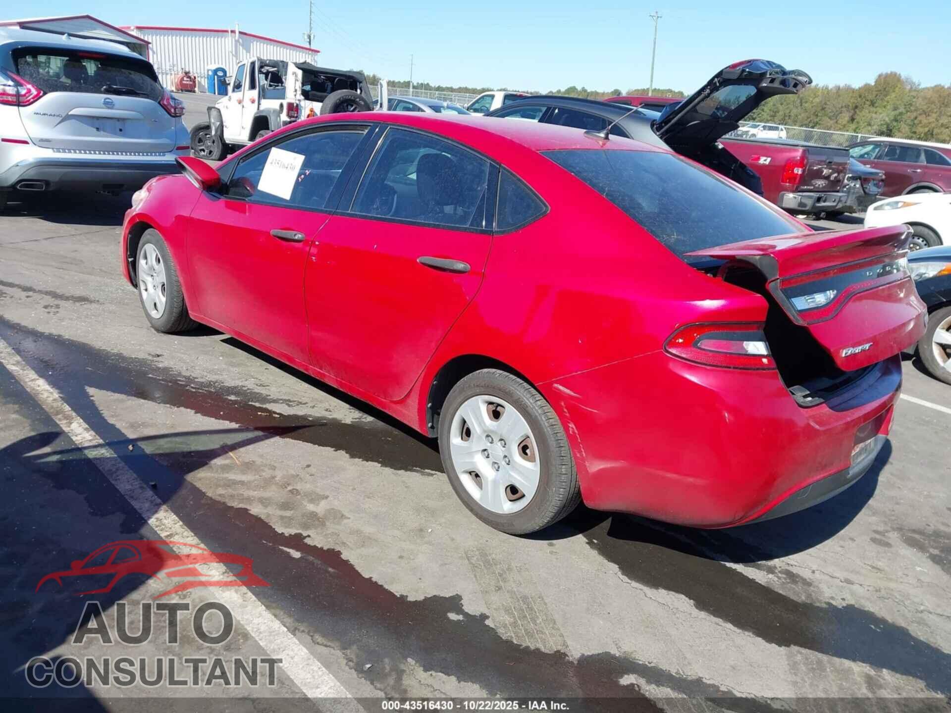 DODGE DART 2013 - 1C3CDFAA9DD178309
