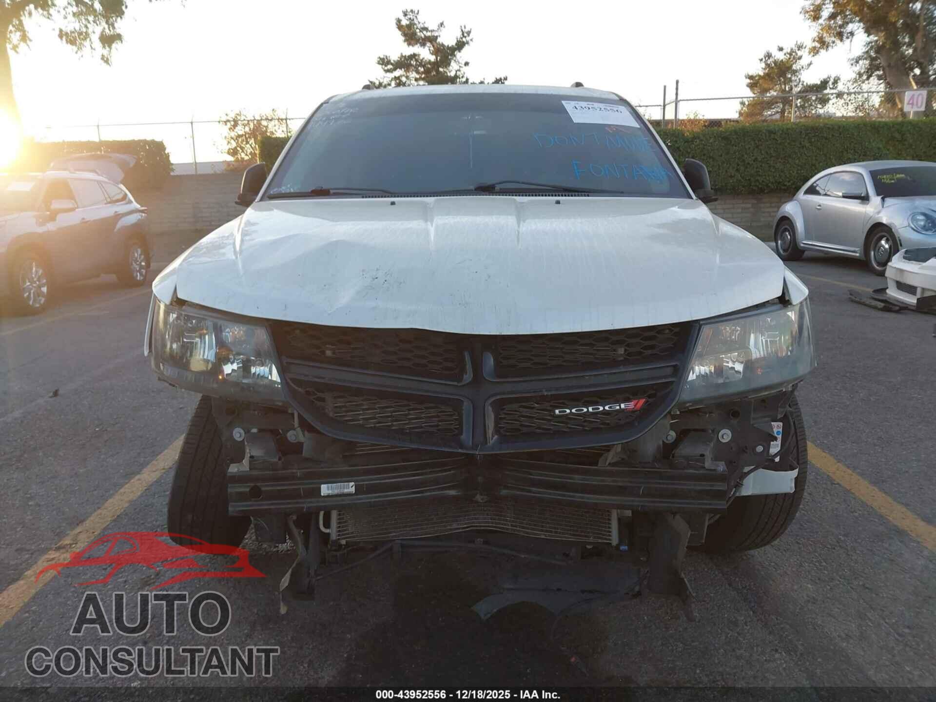 DODGE JOURNEY 2017 - 3C4PDCAB7HT638362