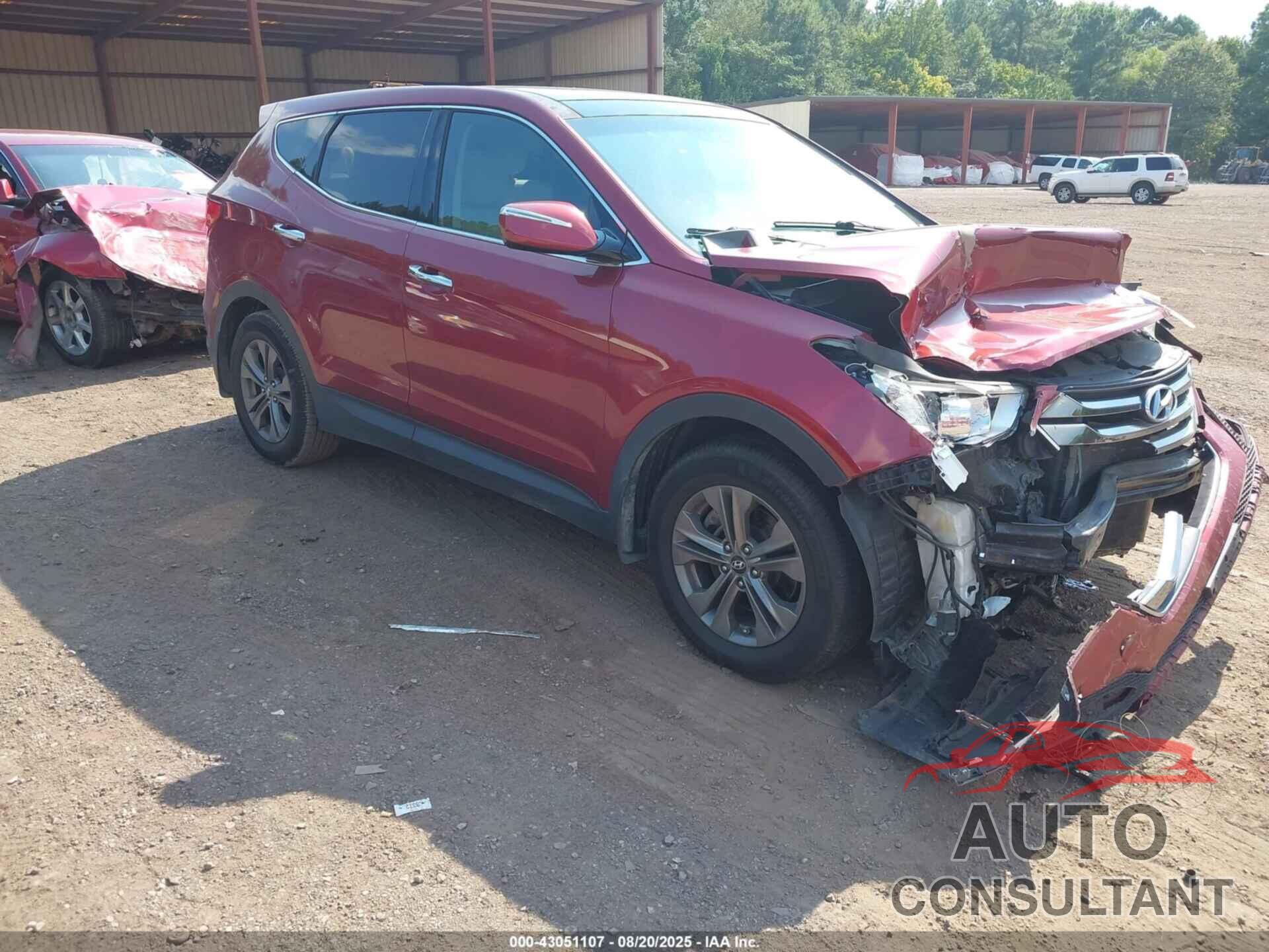 HYUNDAI SANTA FE 2013 - 5XYZU3LB2DG075308