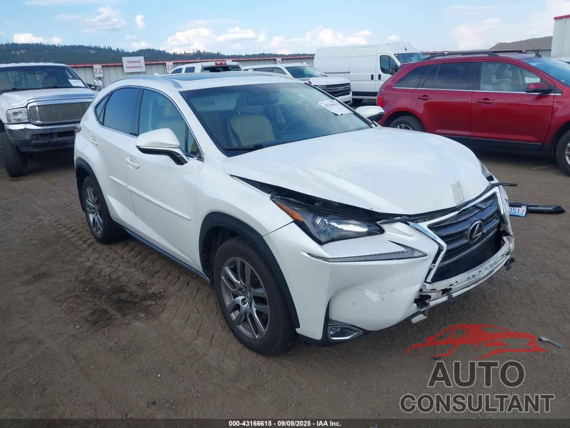 LEXUS NX 200T 2015 - JTJBARBZ6F2015778