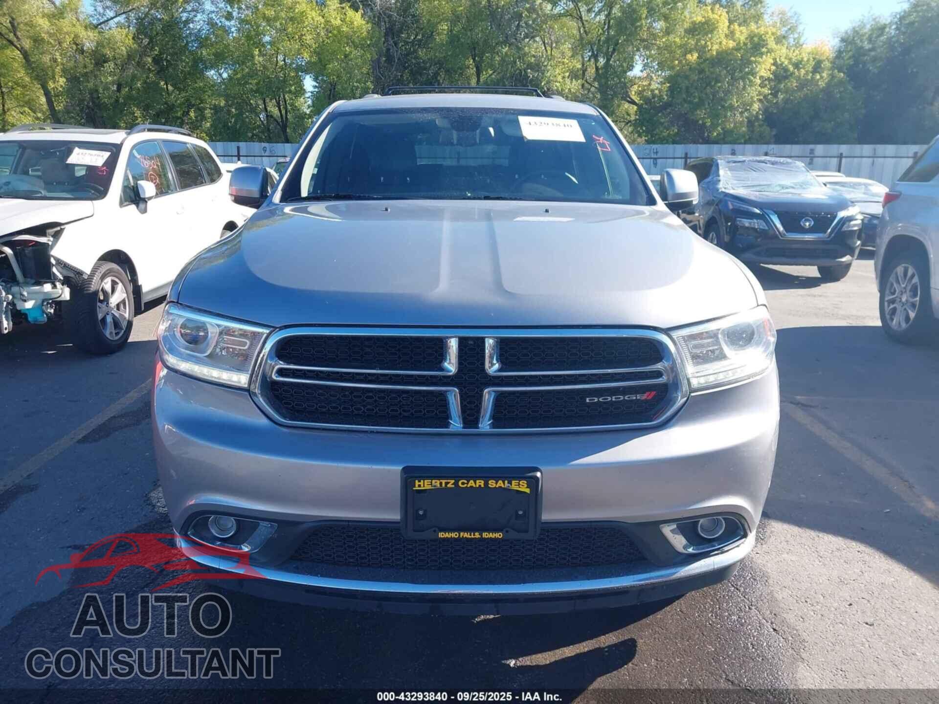 DODGE DURANGO 2016 - 1C4RDJDG9GC449162