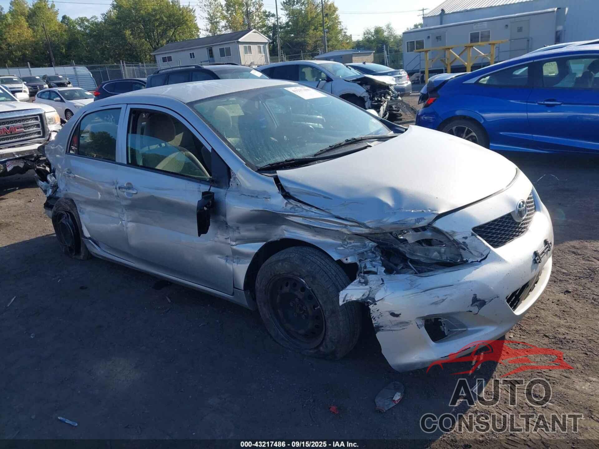 TOYOTA COROLLA 2009 - JTDBL40E39J010712
