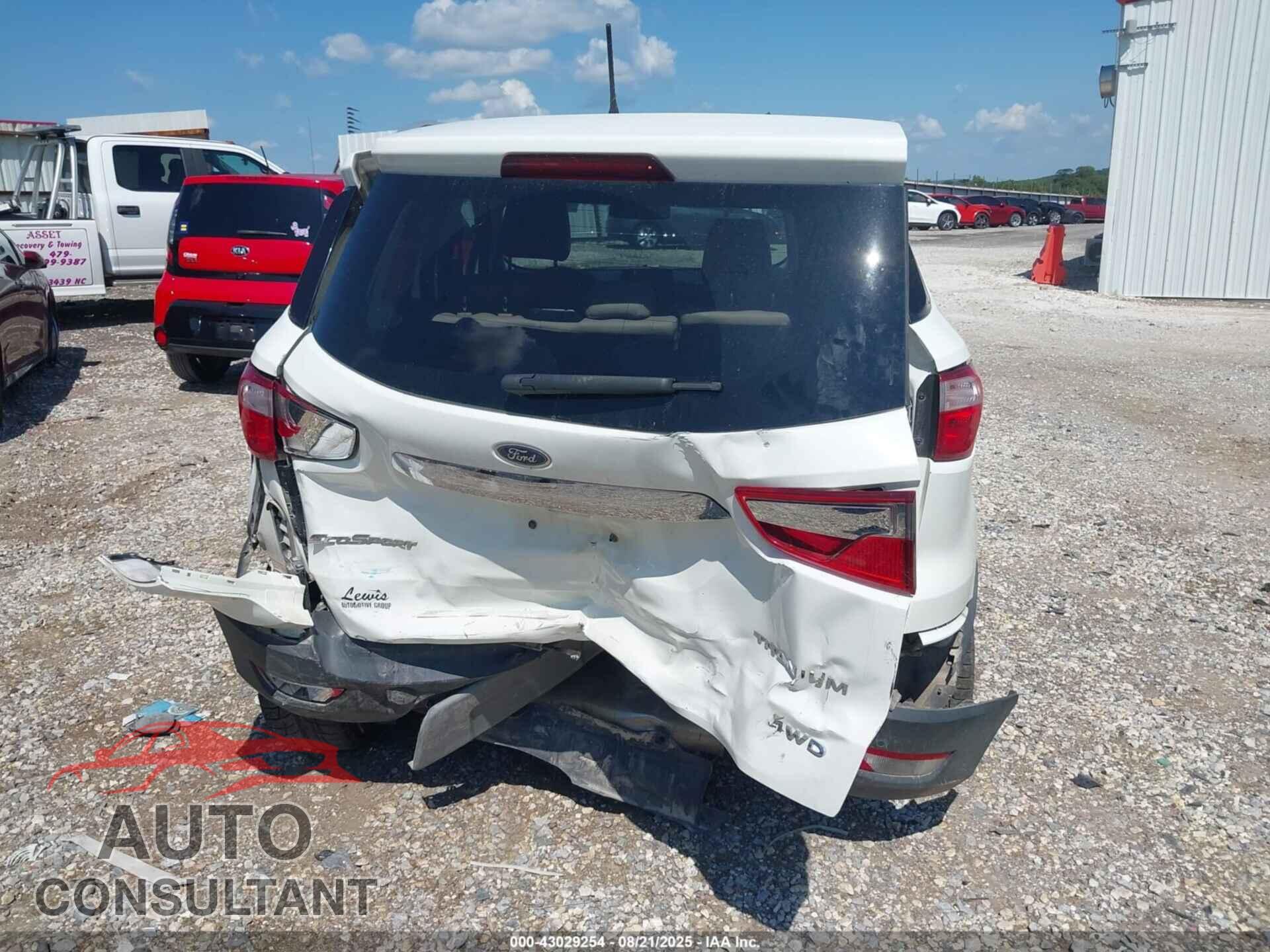 FORD ECOSPORT 2019 - MAJ6S3KLXKC260765