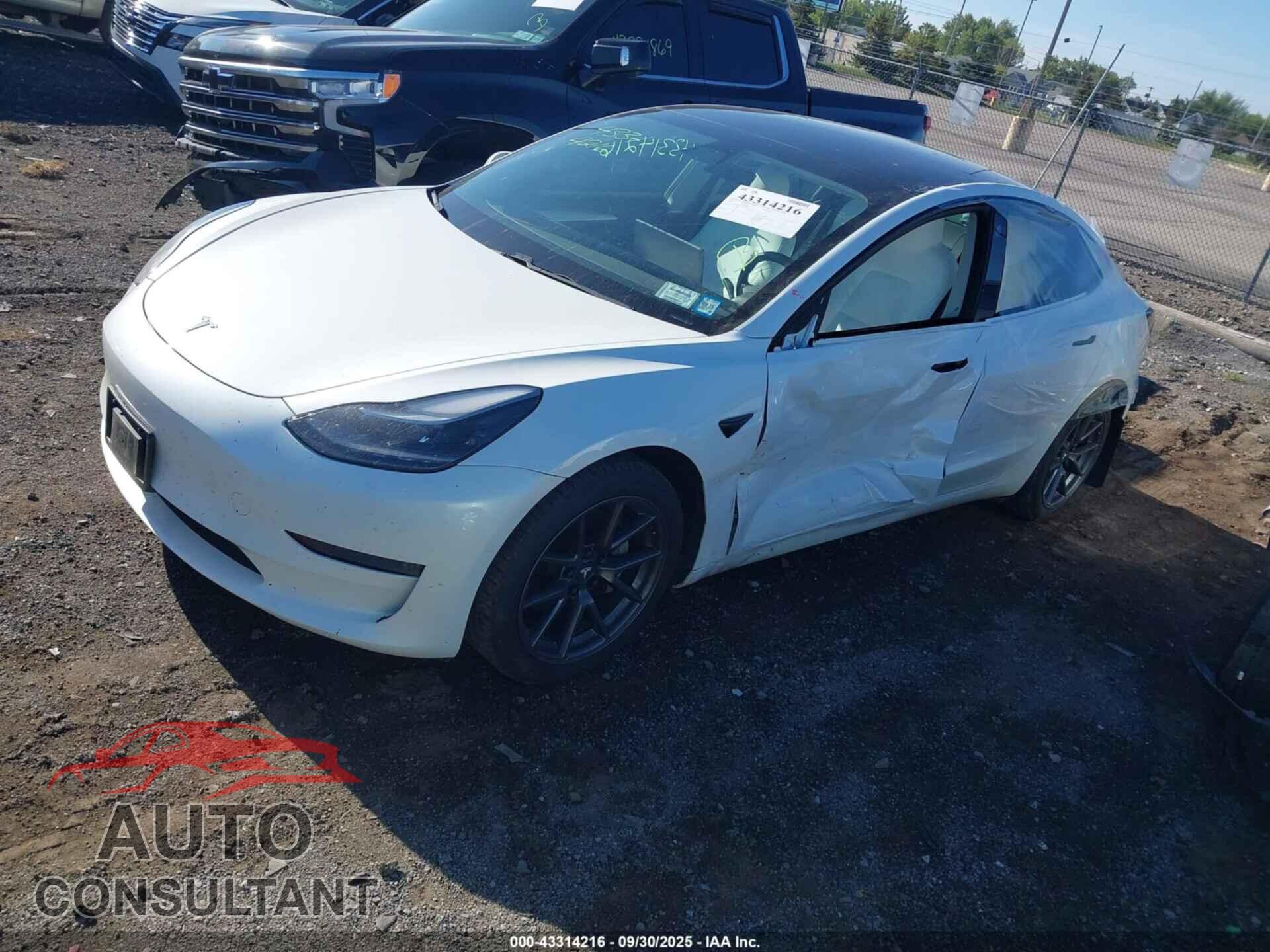 TESLA MODEL 3 2021 - 5YJ3E1EB4MF020094