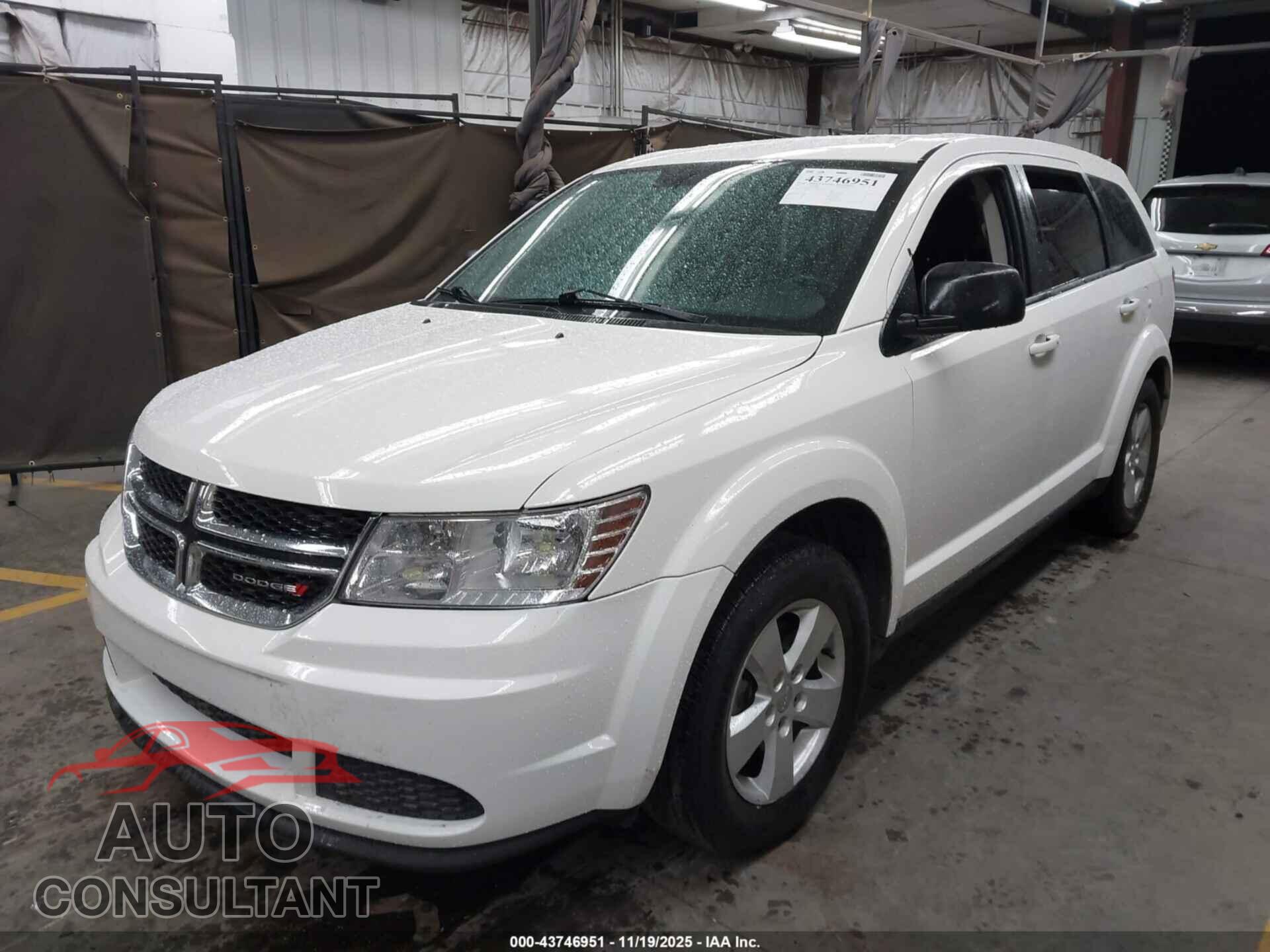 DODGE JOURNEY 2013 - 3C4PDCAB8DT538863