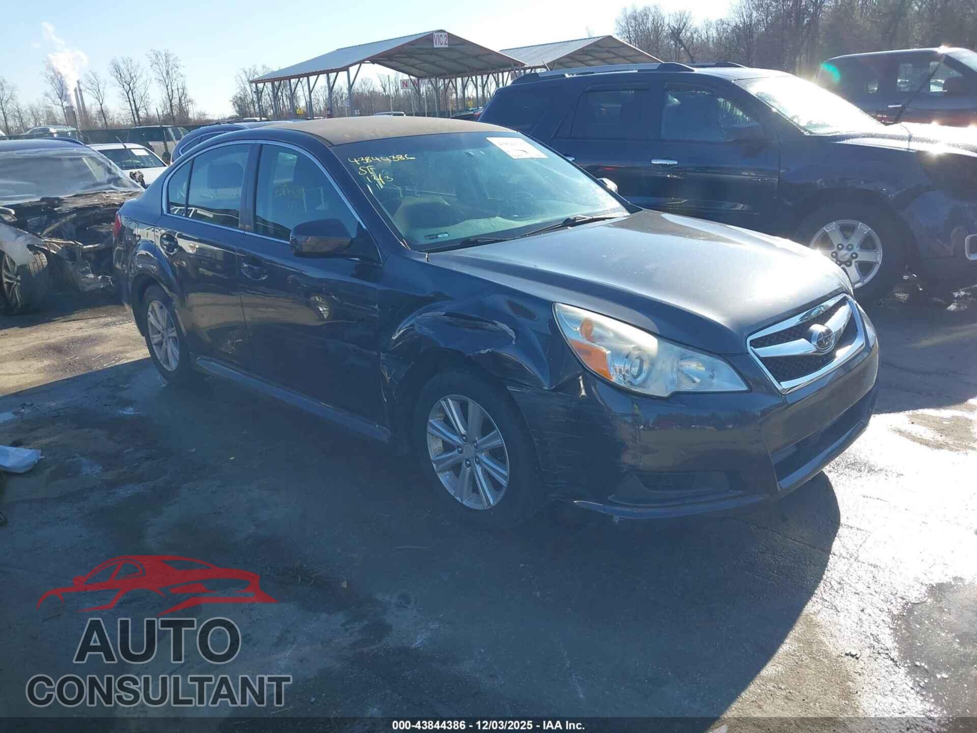 SUBARU LEGACY 2010 - 4S3BMBC64A3227622