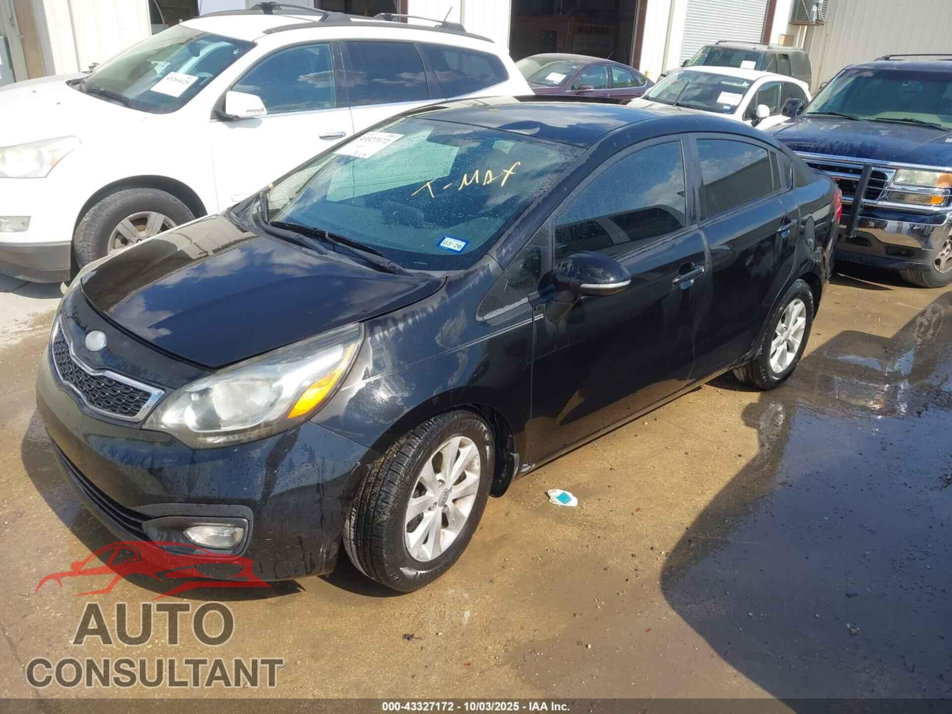 KIA RIO 2013 - KNADN4A38D6300291