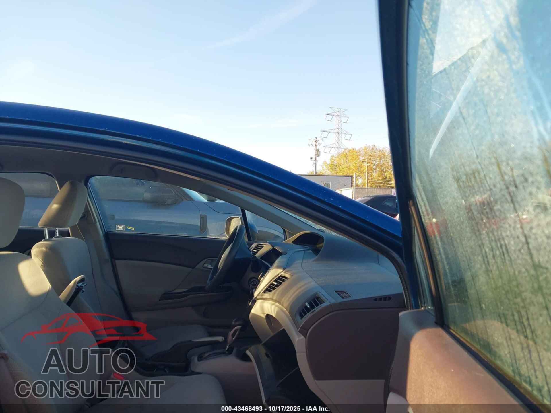 HONDA CIVIC 2012 - 19XFB2F50CE070208