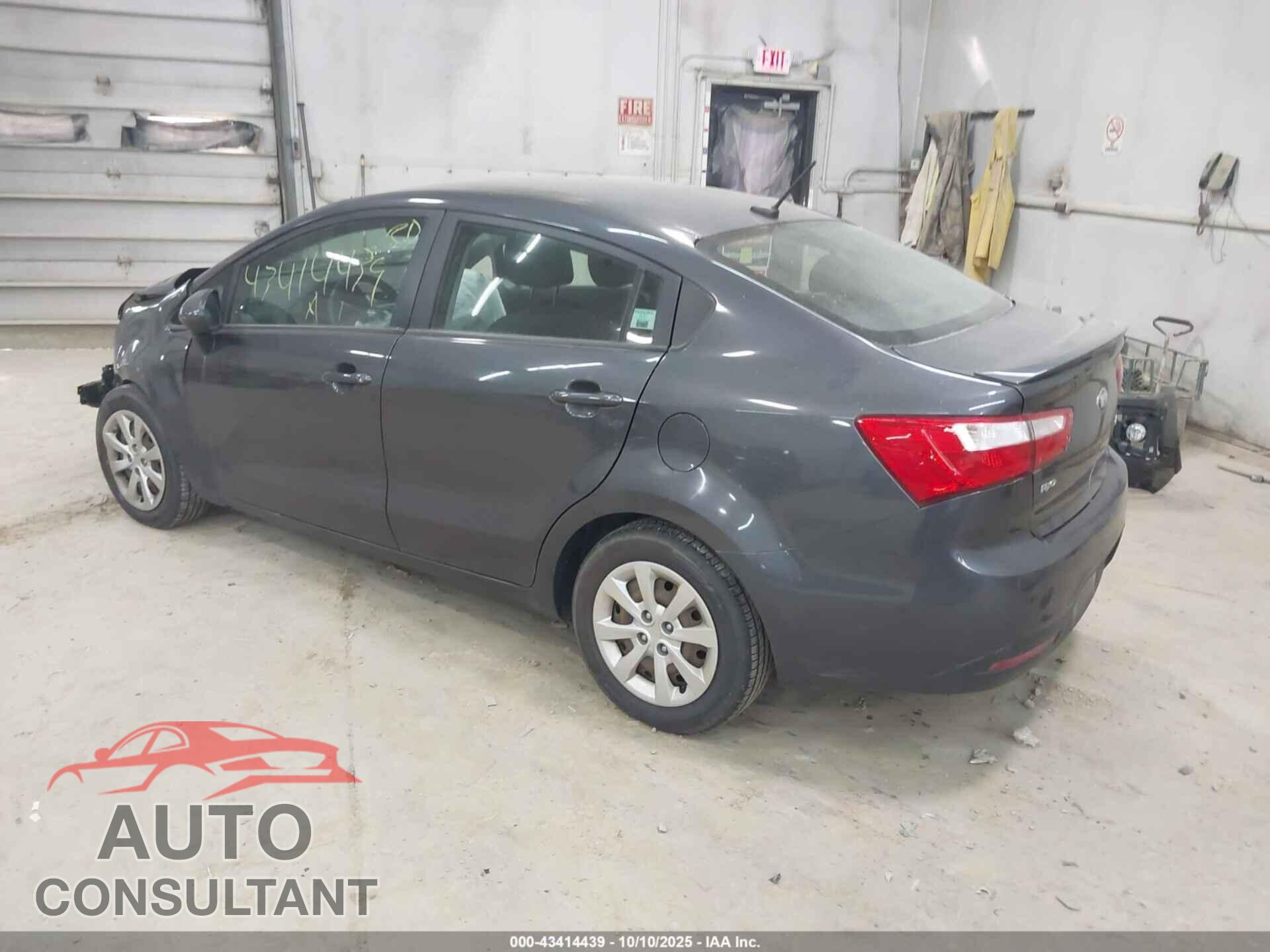 KIA RIO 2013 - KNADN4A34D6243250
