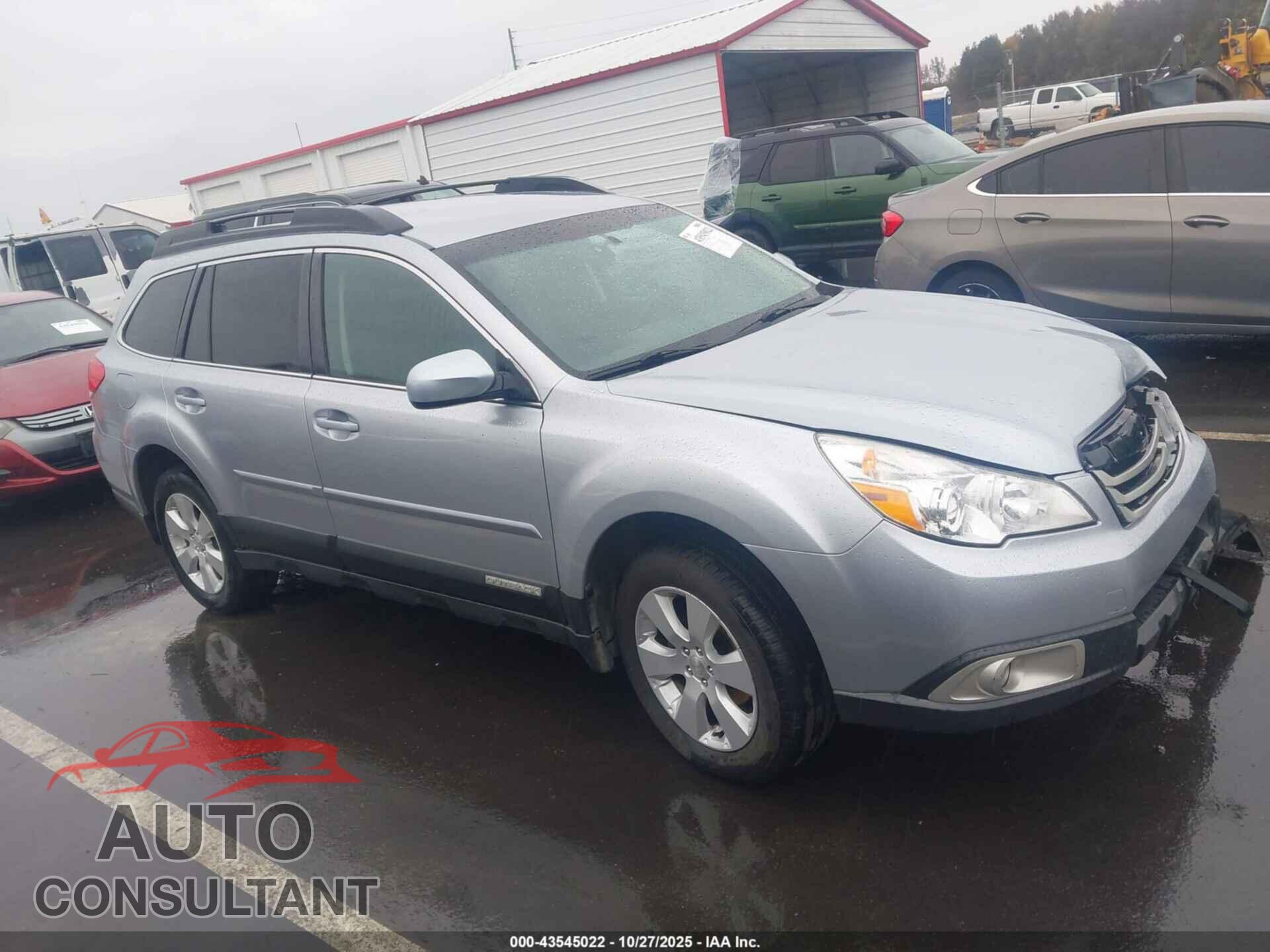 SUBARU OUTBACK 2012 - 4S4BRBCC4C3219042