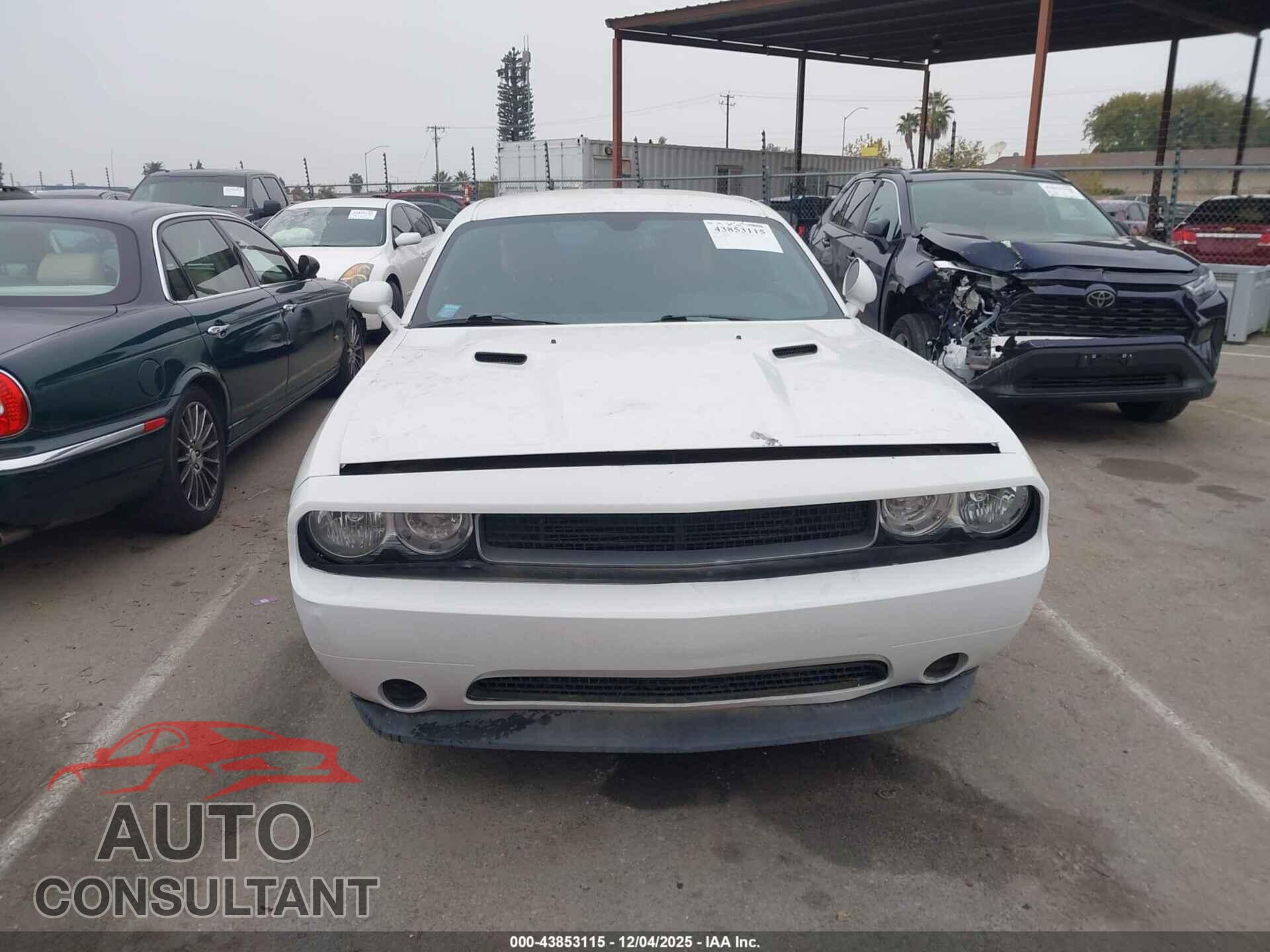 DODGE CHALLENGER 2012 - 2C3CDYAG2CH162115