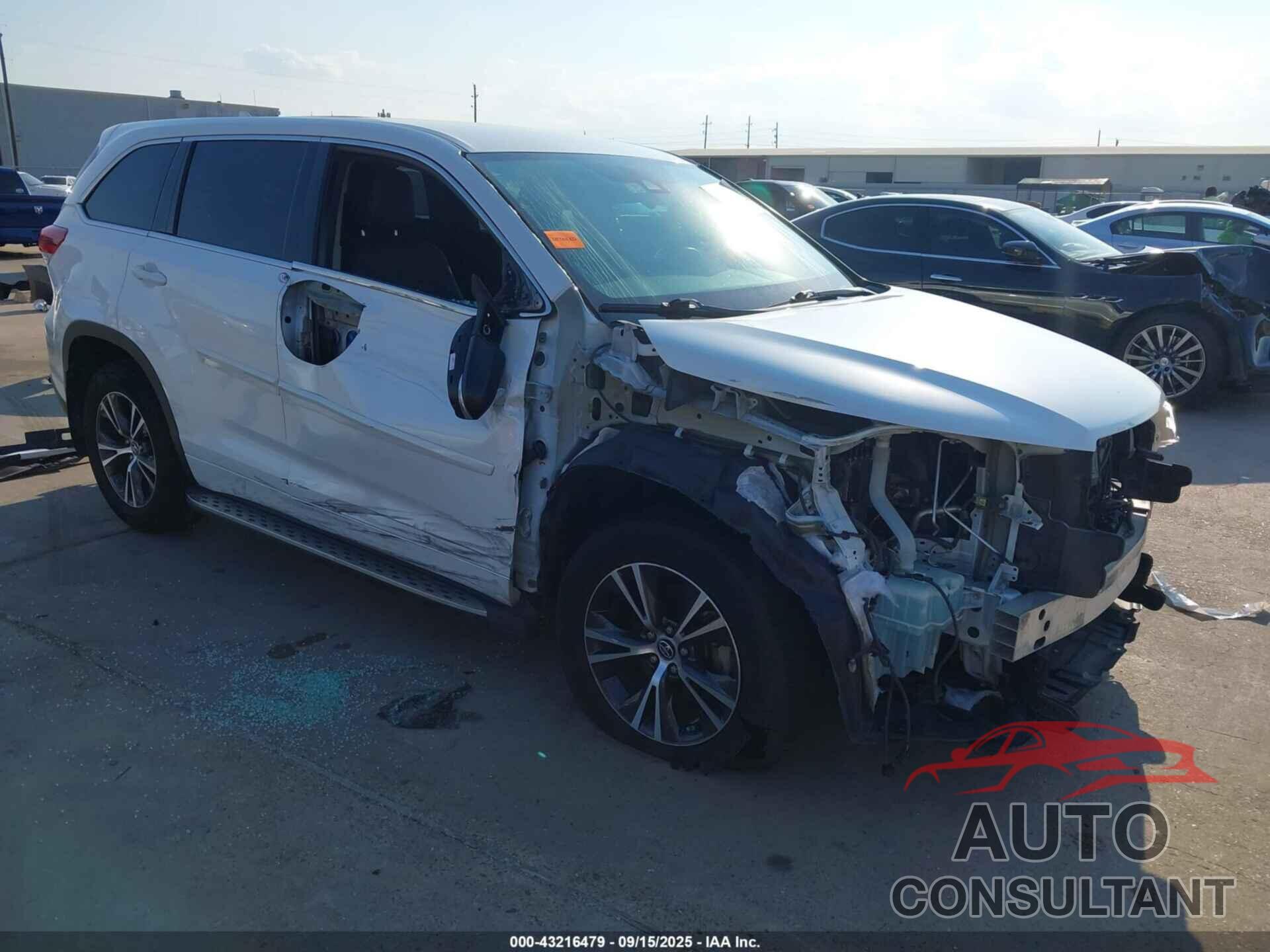 TOYOTA HIGHLANDER 2017 - 5TDZZRFH2HS222742