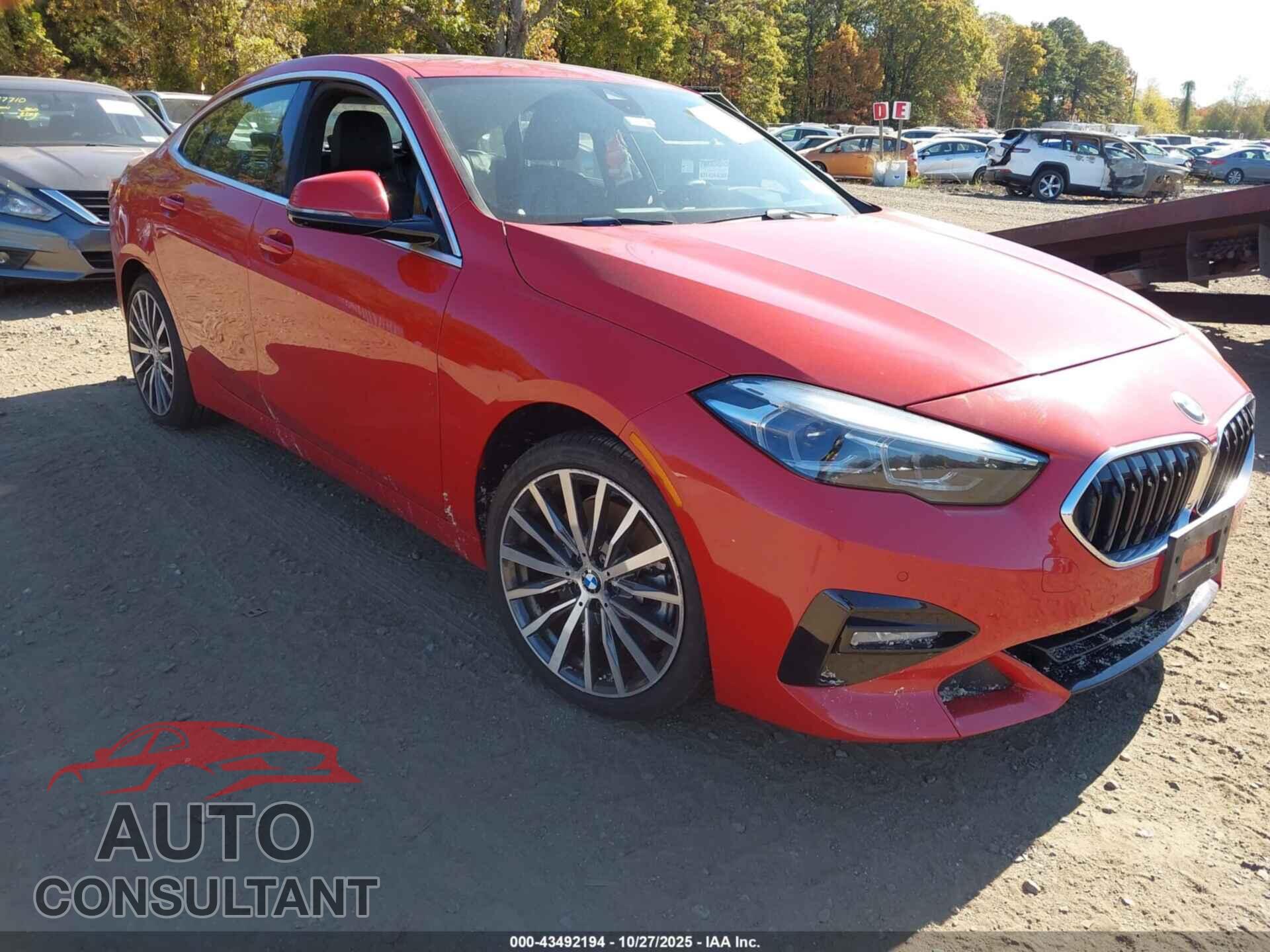 BMW 228I GRAN COUPE 2021 - WBA73AK01M7J15998