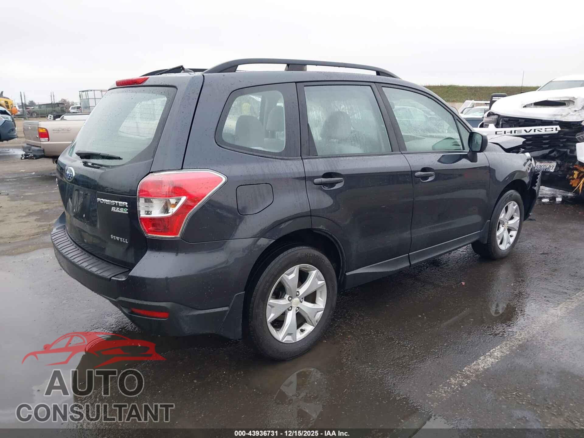 SUBARU FORESTER 2015 - JF2SJABC2FH583475
