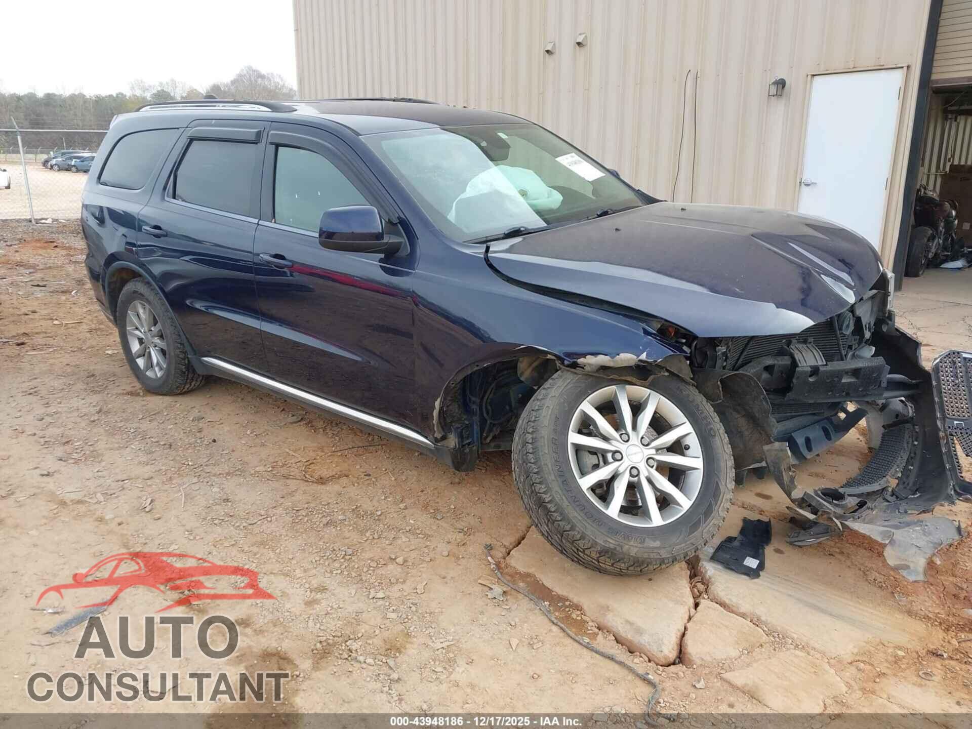DODGE DURANGO 2017 - 1C4RDJAG6HC611948