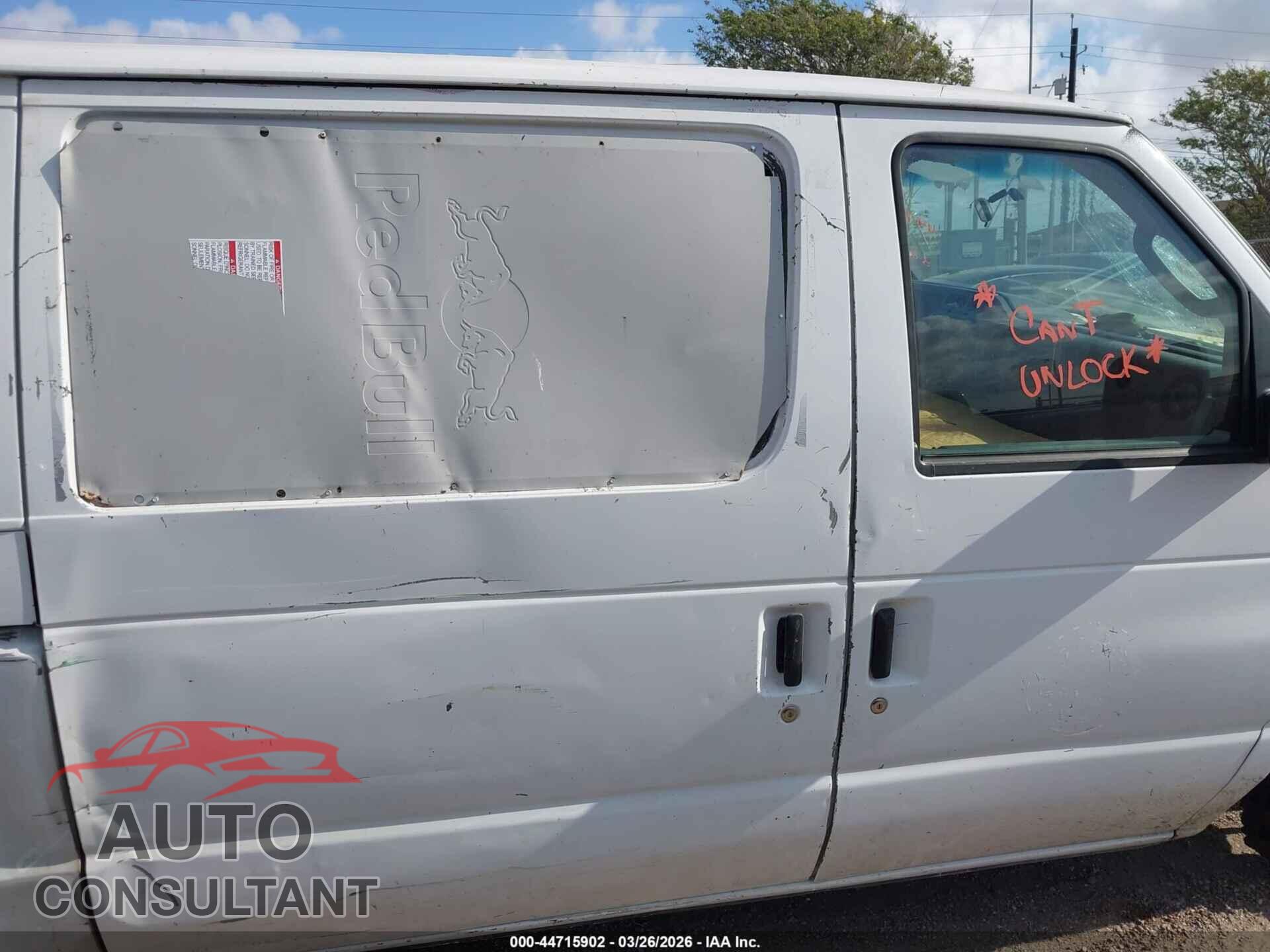 FORD E-150 2010 - 1FTNE1EW7ADA87528